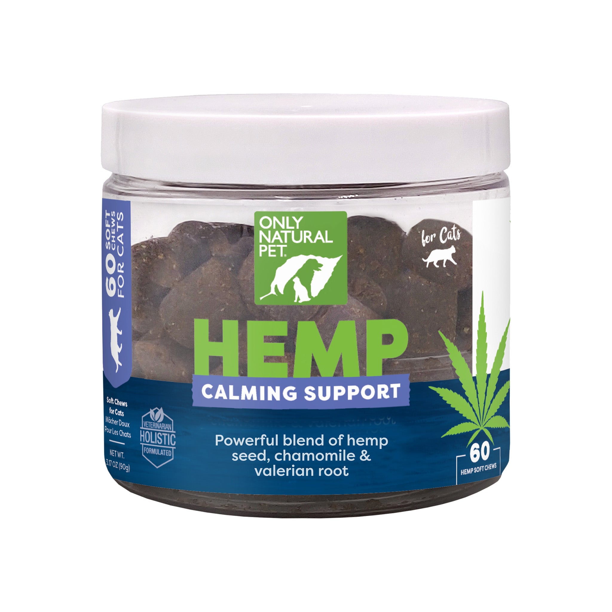 Only Natural Pet Hemp Calming Support Soft Chews for Cats