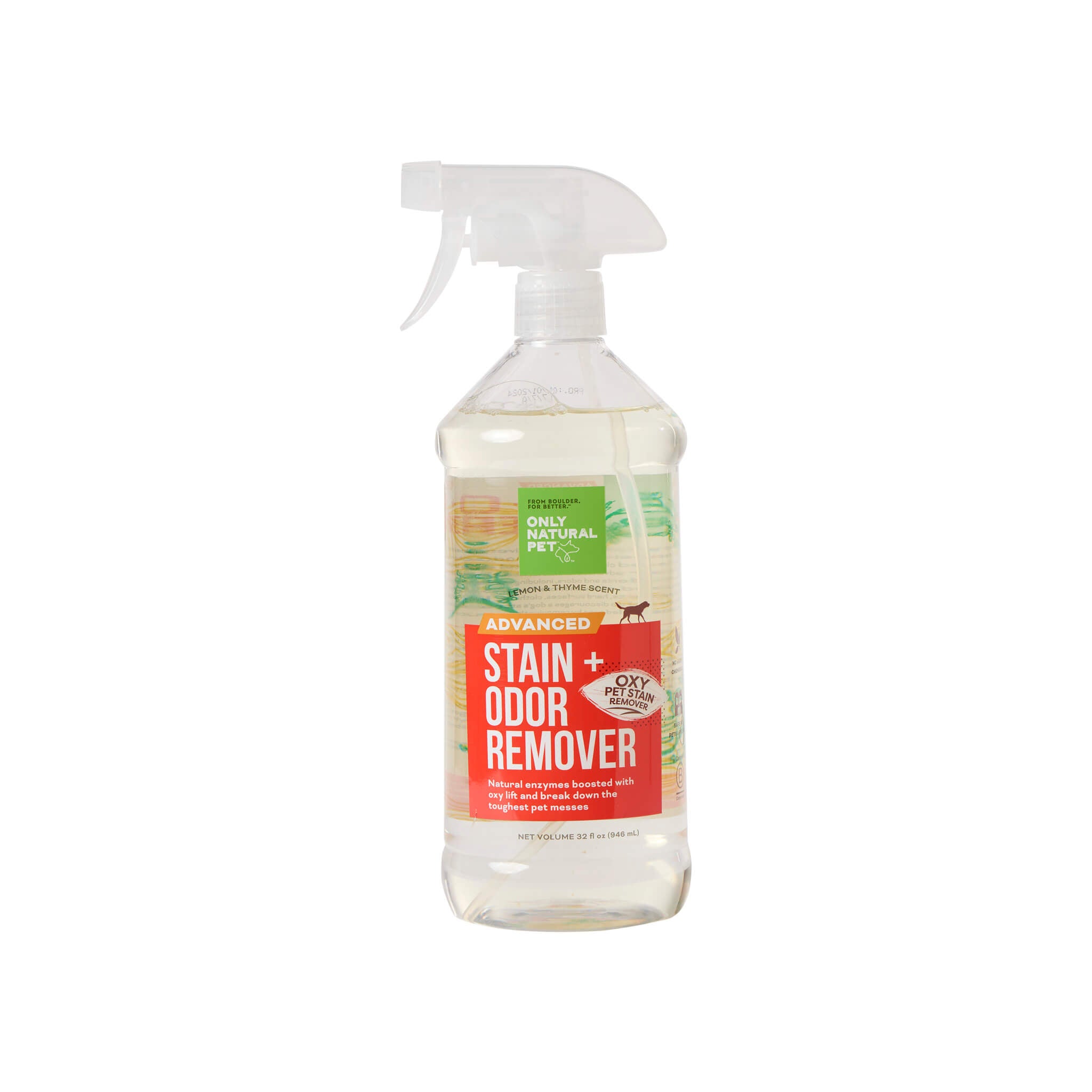 Only Natural Pet Advanced Dog Stain + Odor Remover with Oxy 32 oz