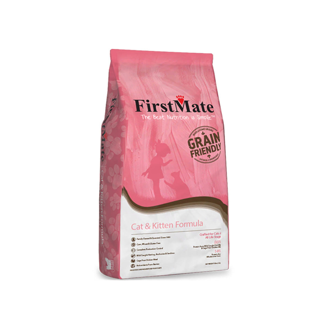 FirstMate Grain Friendly Chicken & Ocean Fish Dry Cat Food
