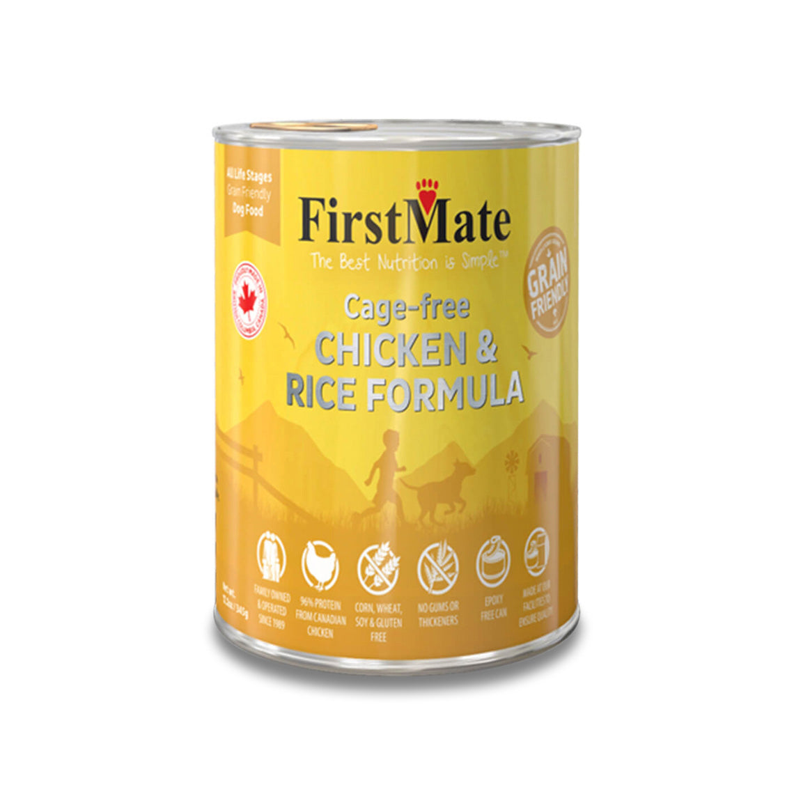 FirstMate Grain Friendly Canned Wet Dog Food