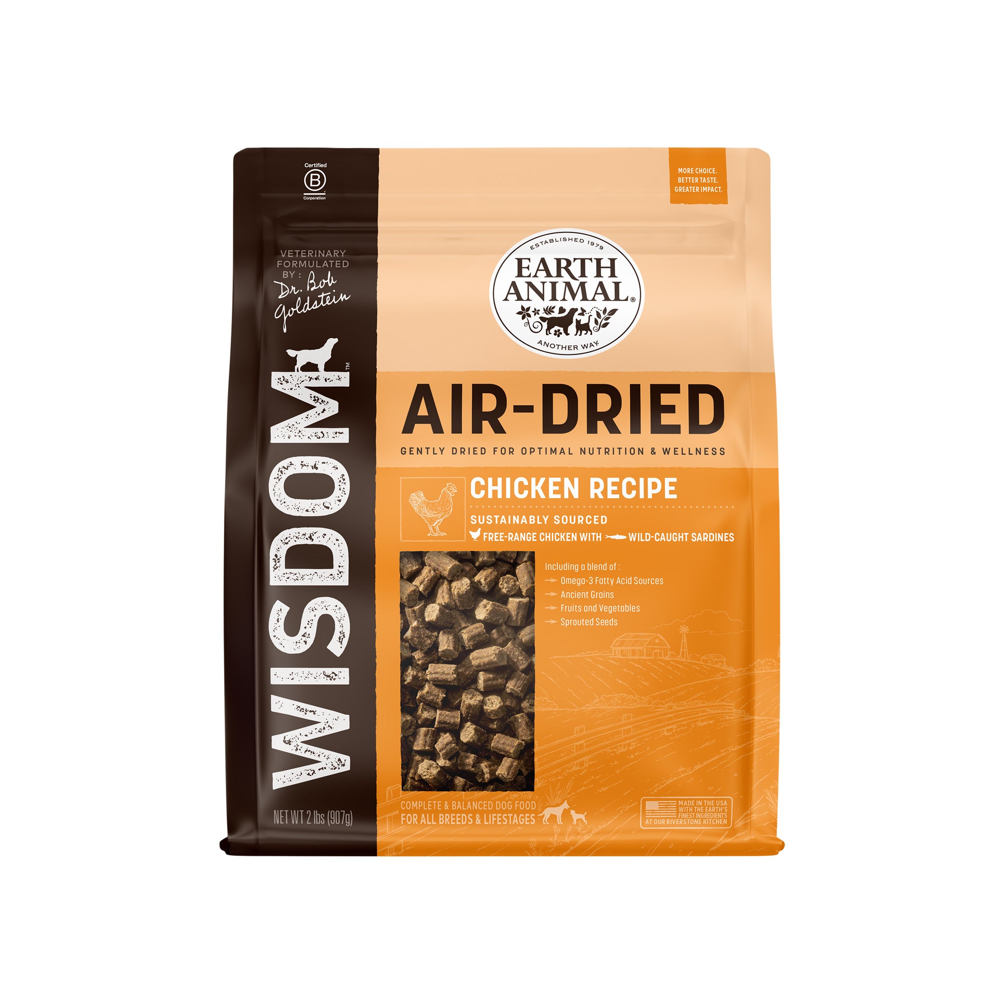 Earth Animal Wisdom Air Dried Natural Dog Food