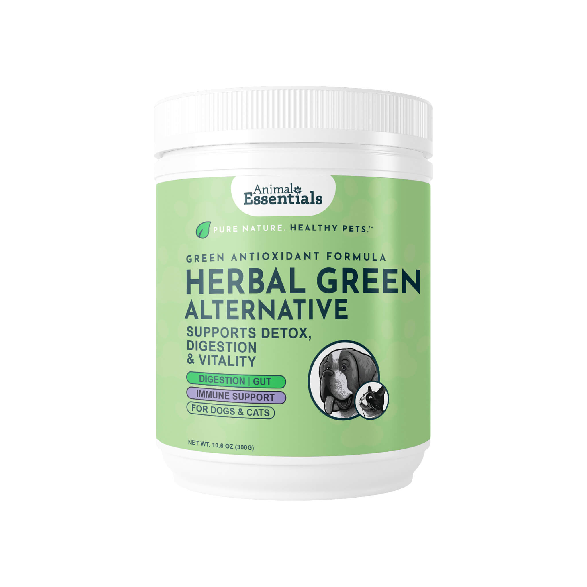 Animal Essentials Herbal Green Alternative Antioxidant Powder for Dogs & Cats