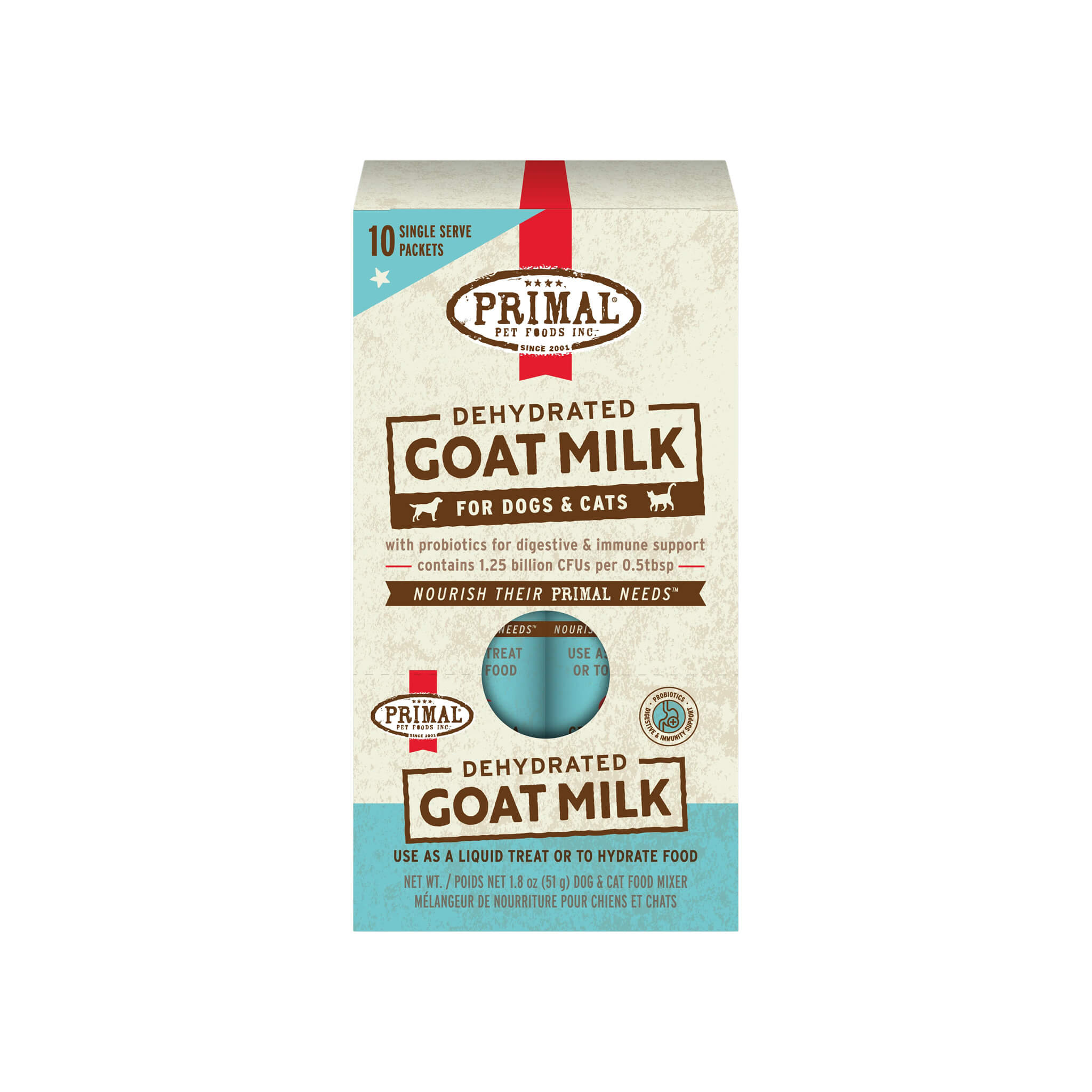 Primal Dehydrated Goat Milk for Dogs & Cats