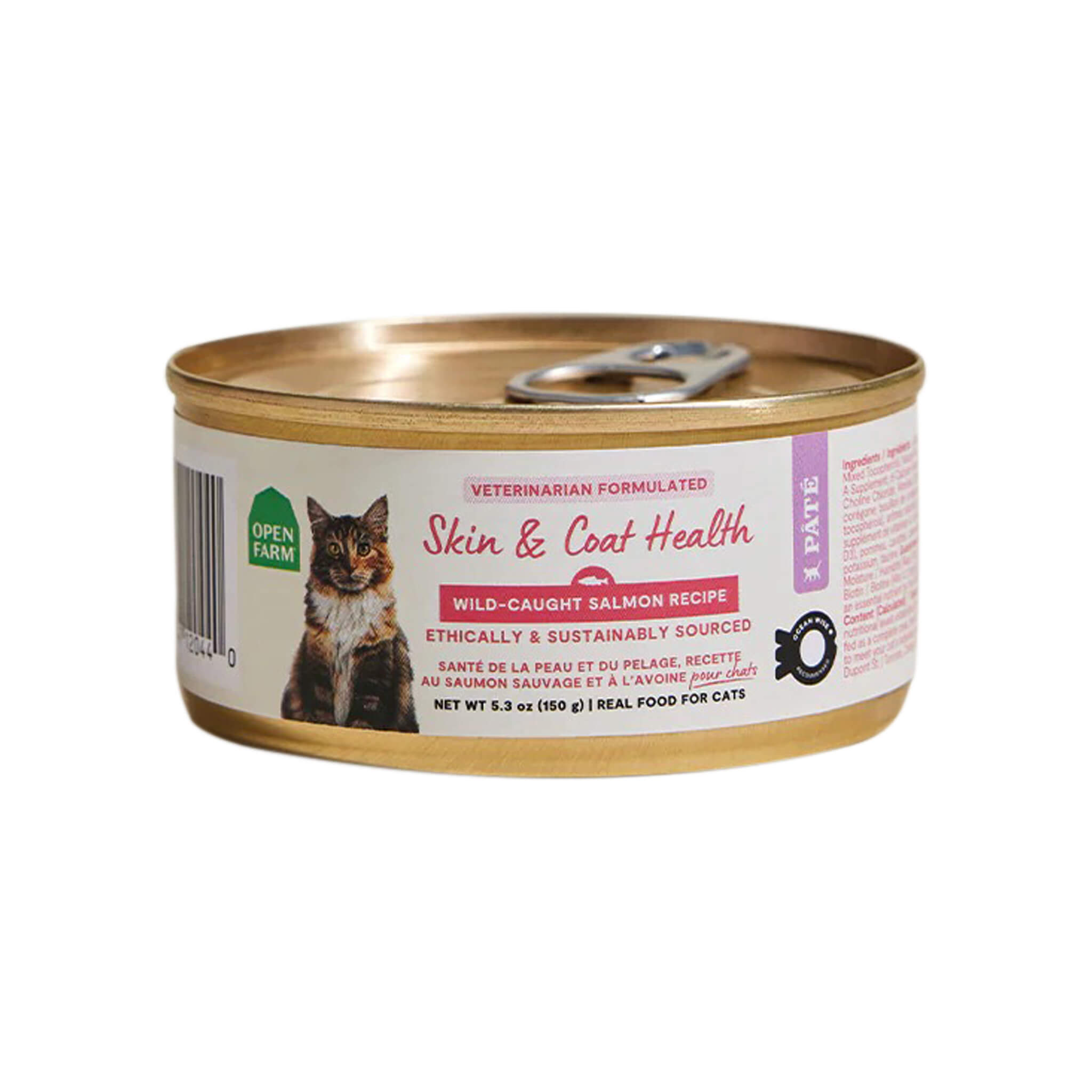 Open Farm Salmon Skin & Coat Health Pate Cat Food
