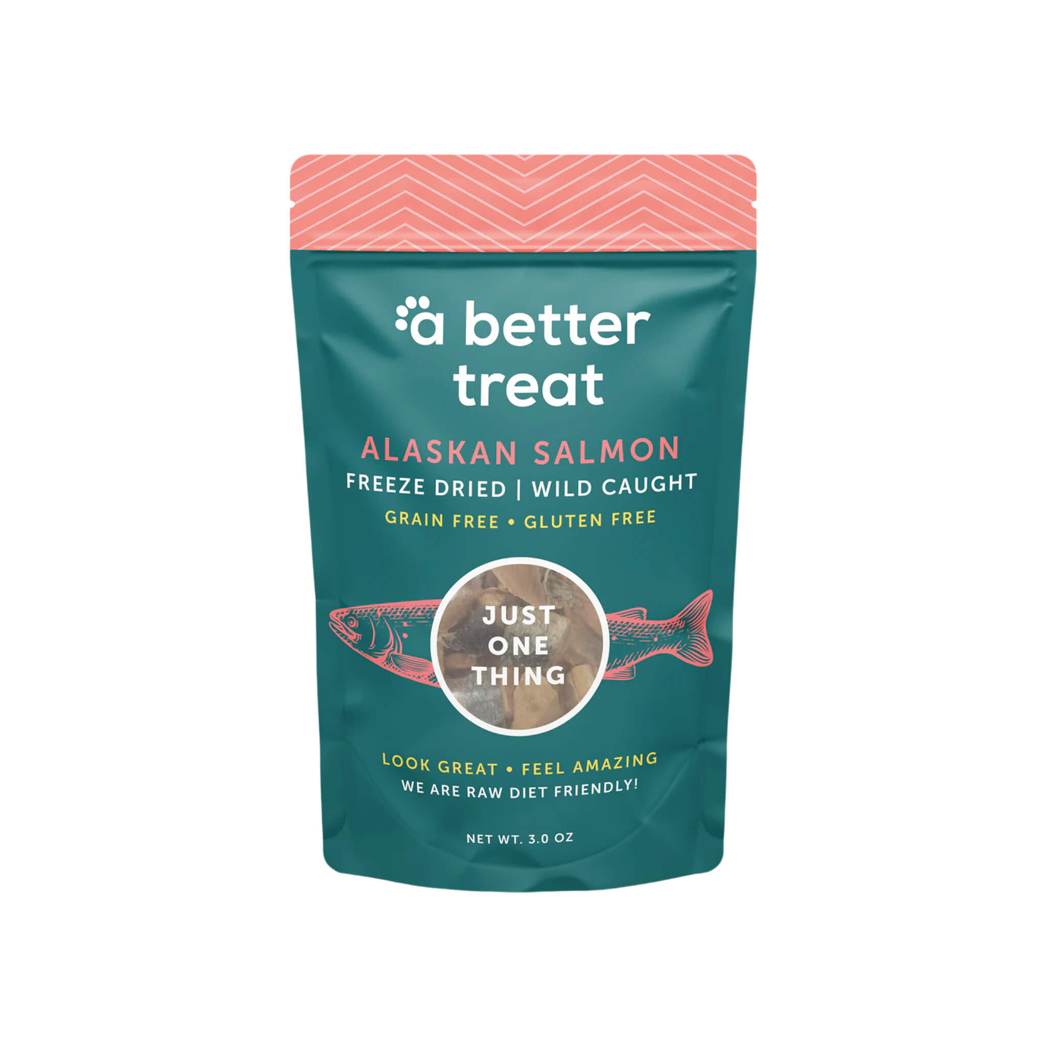 A Better Treat Freeze Dried Wild Caught Salmon Treats for Dogs & Cats