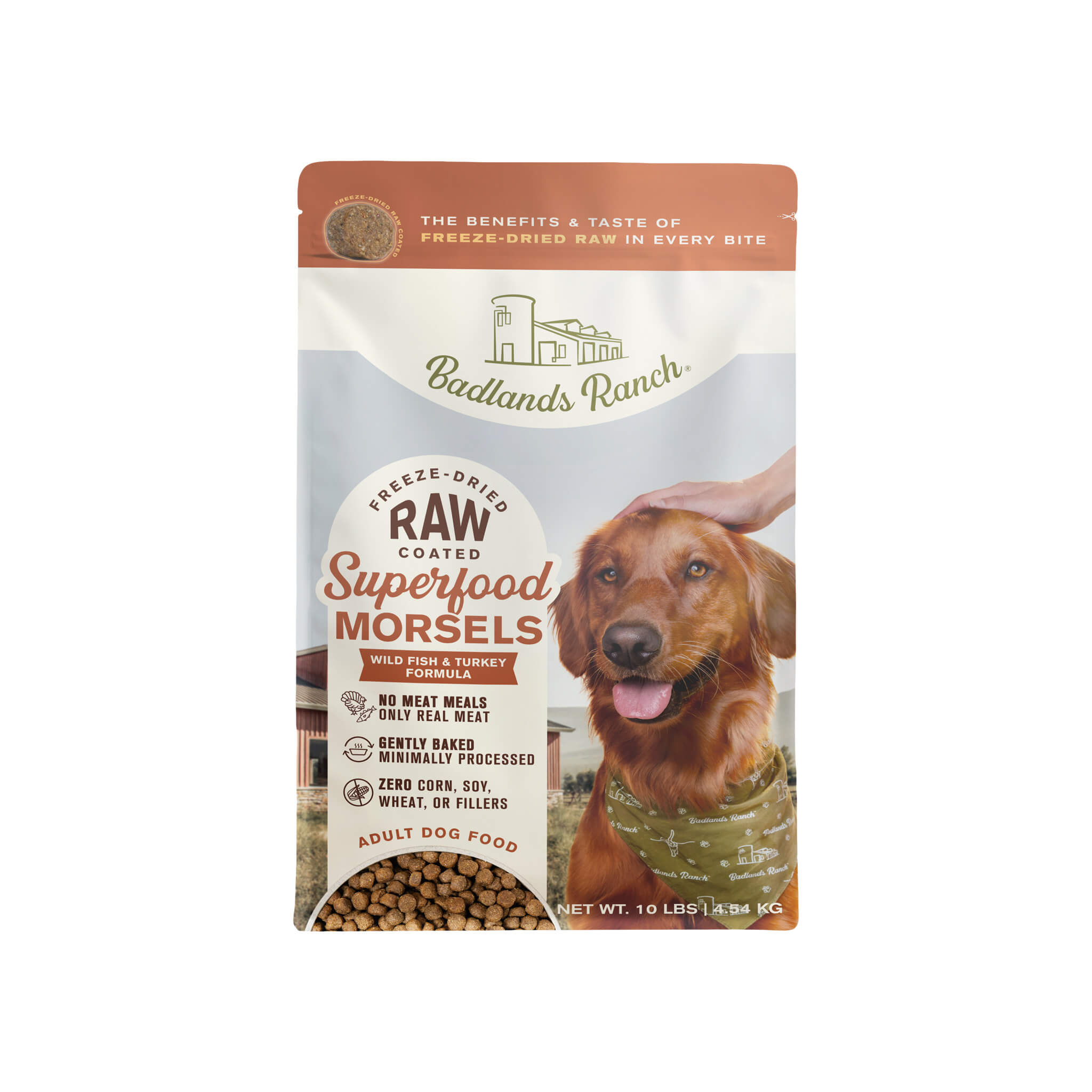 Badlands Ranch Superfood Morsels Freeze Dried Raw Coated Dog Food