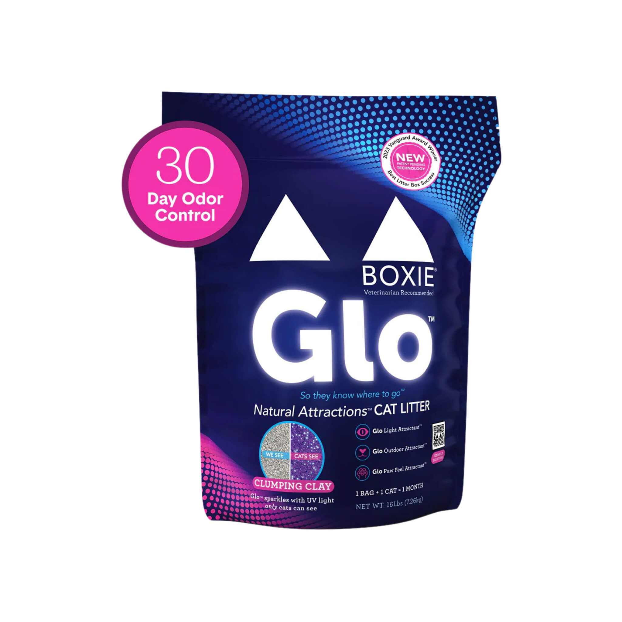 Boxiecat Glo Natural Attractions Clumping Clay Cat Litter
