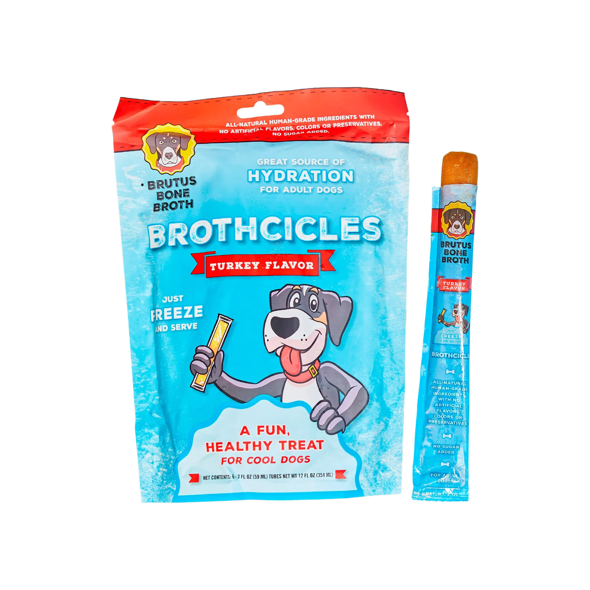 Brutus Bone Broth Brothcicles Freezable Dog Treats