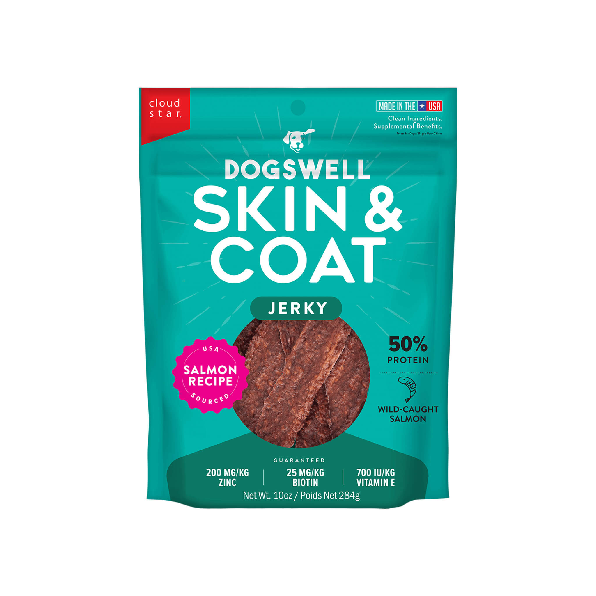 Dogswell Skin & Coat Jerky Dog Treat