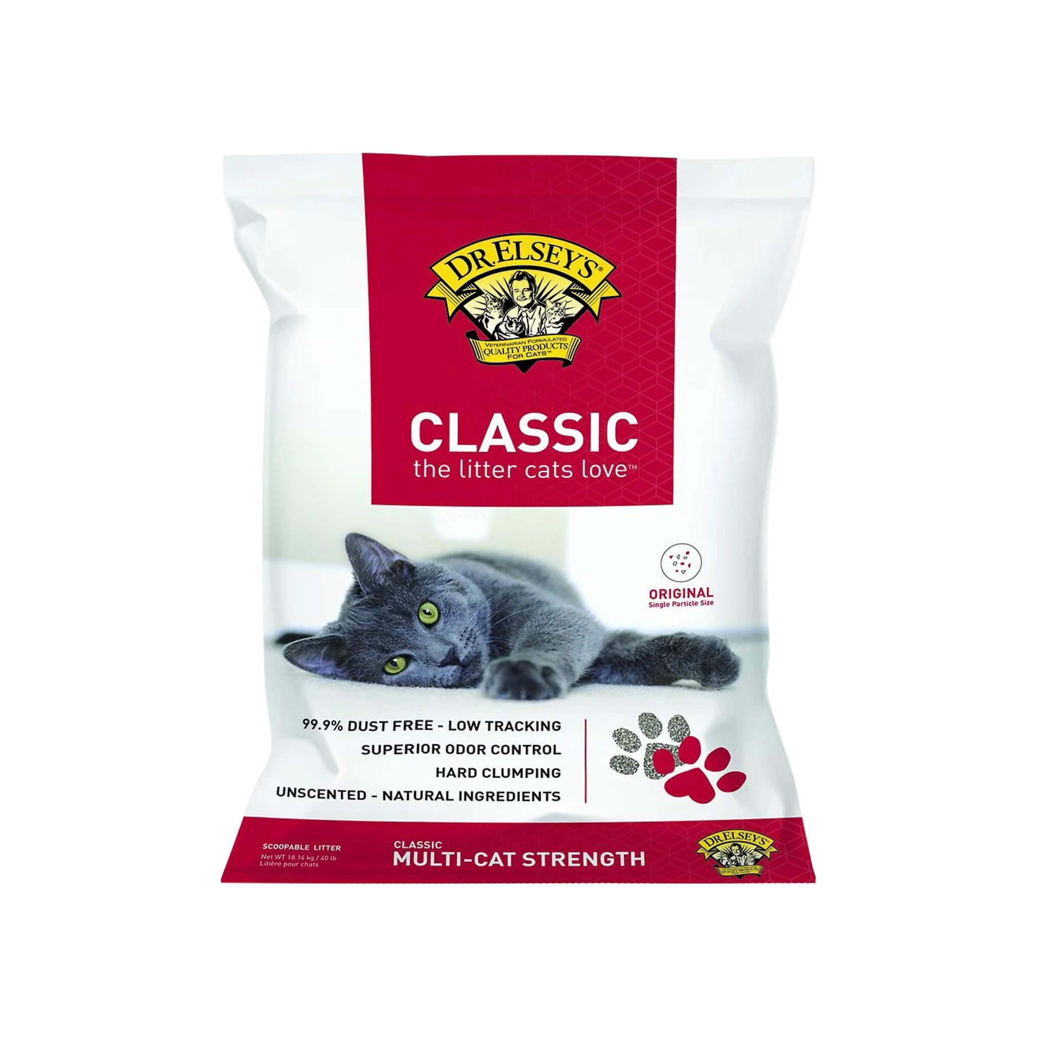 Dr. Elsey's Classic Multi-Cat Strength Clumping Clay Cat Litter