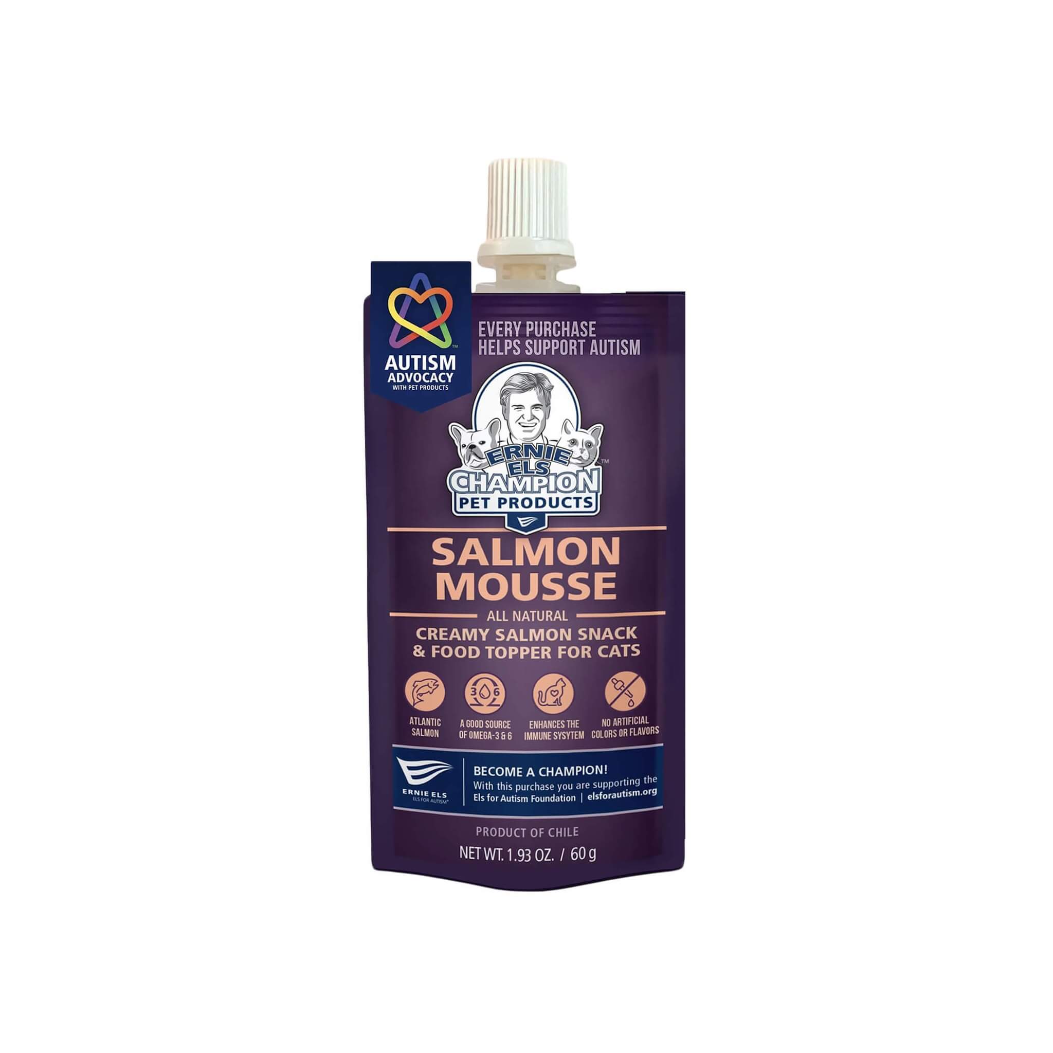 Ernie's Positively Good Salmon Mousse Cat Treat