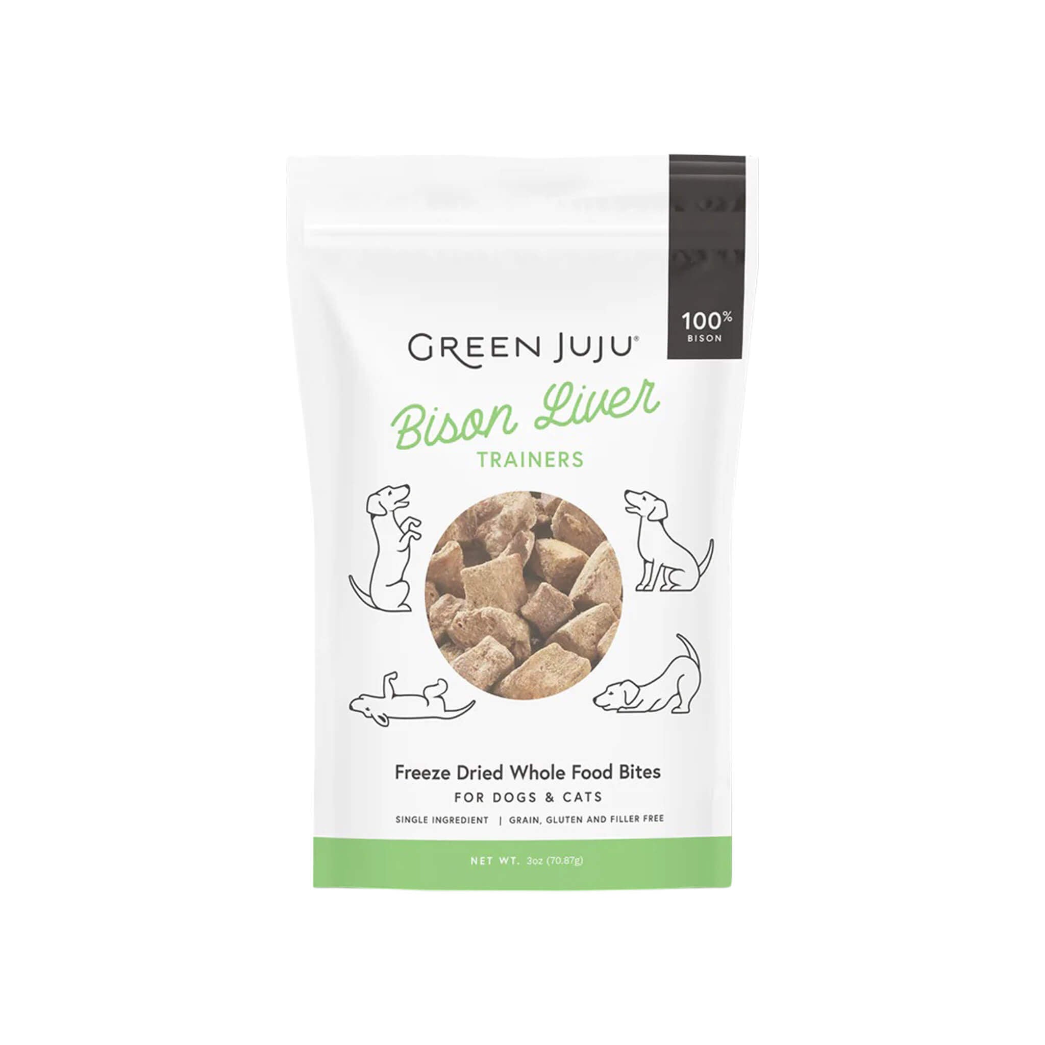 Green Juju Freeze Dried Liver Treats for Dogs & Cats