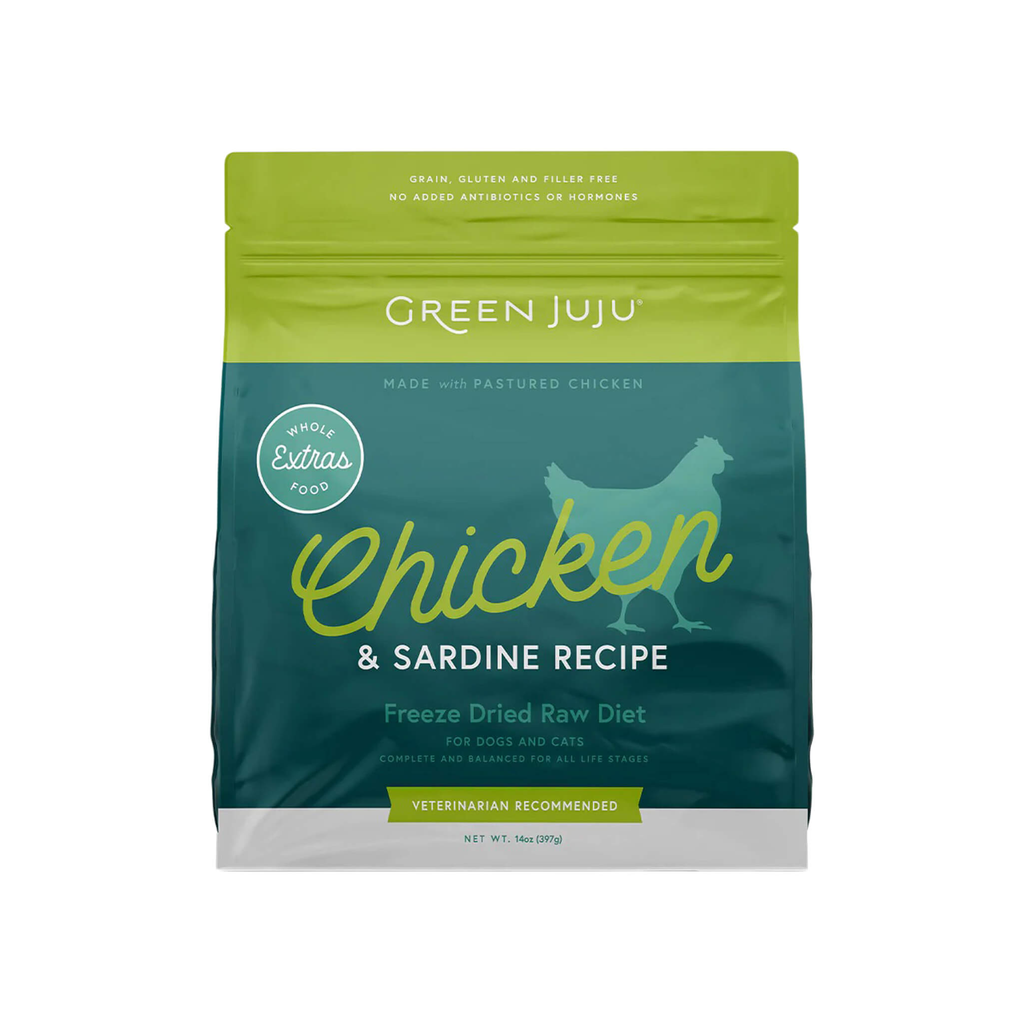 Green Juju Extras Dual Protein Freeze Dried Food for Dogs & Cats