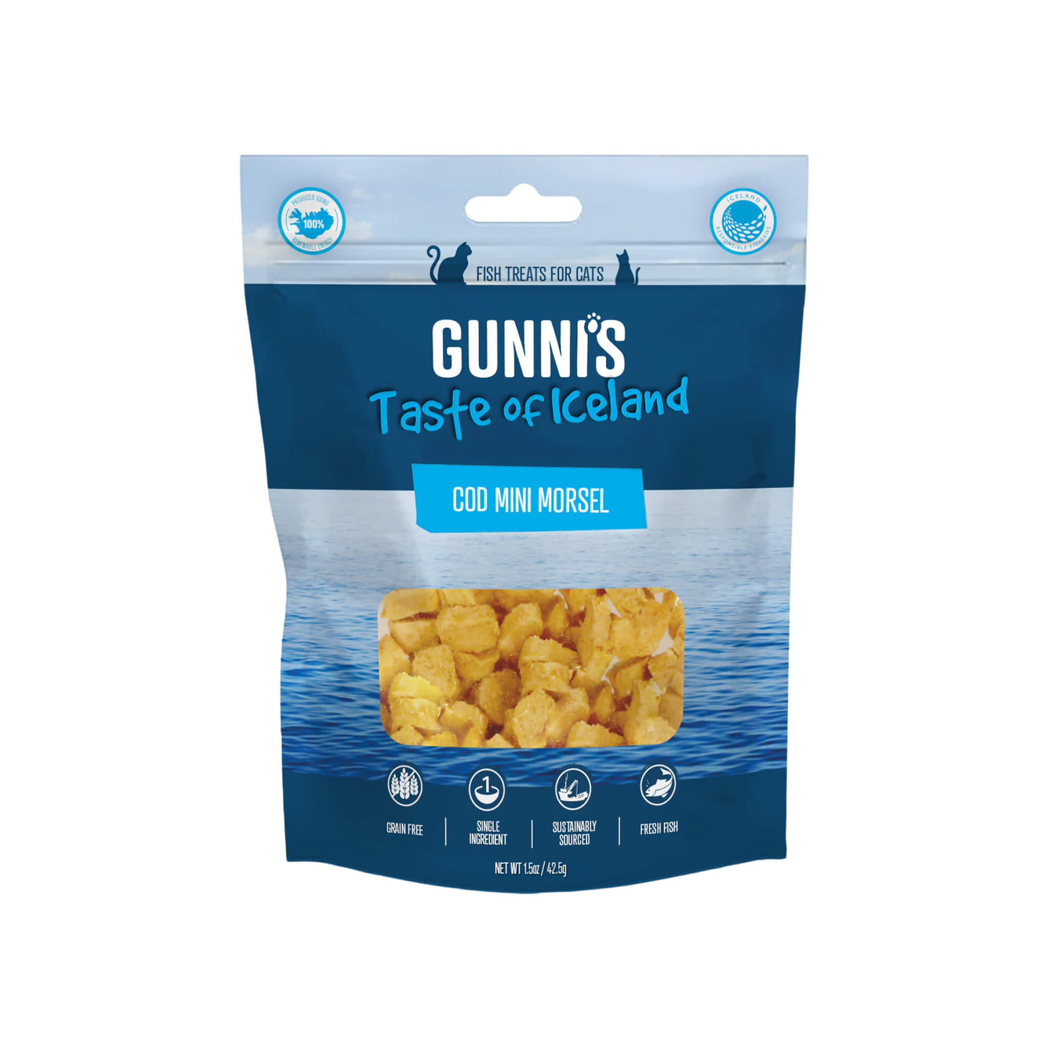 Gunni's Taste of Iceland Single Ingredient Fish Cat Treats