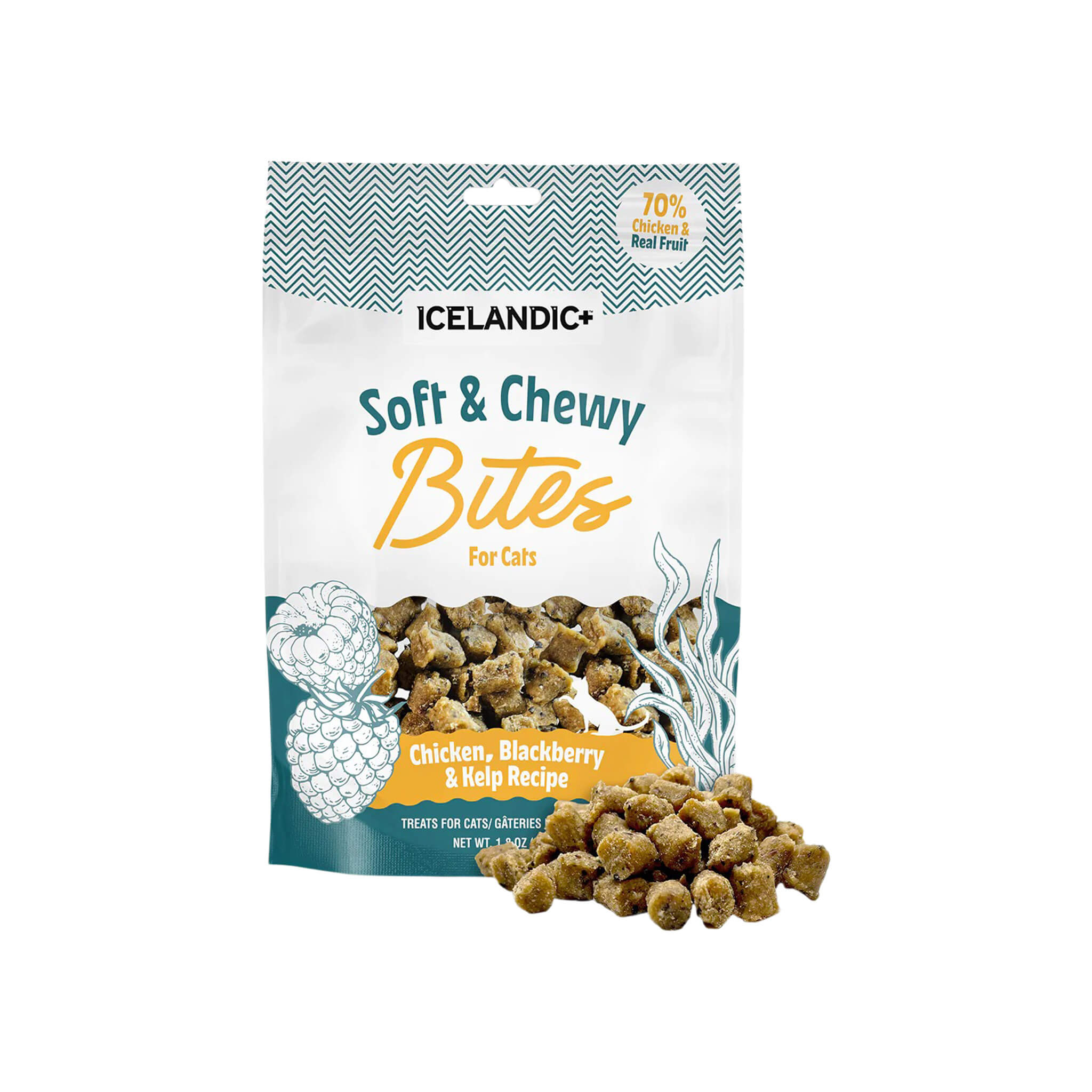 Icelandic+ Soft & Chewy Bites with Kelp for Cats