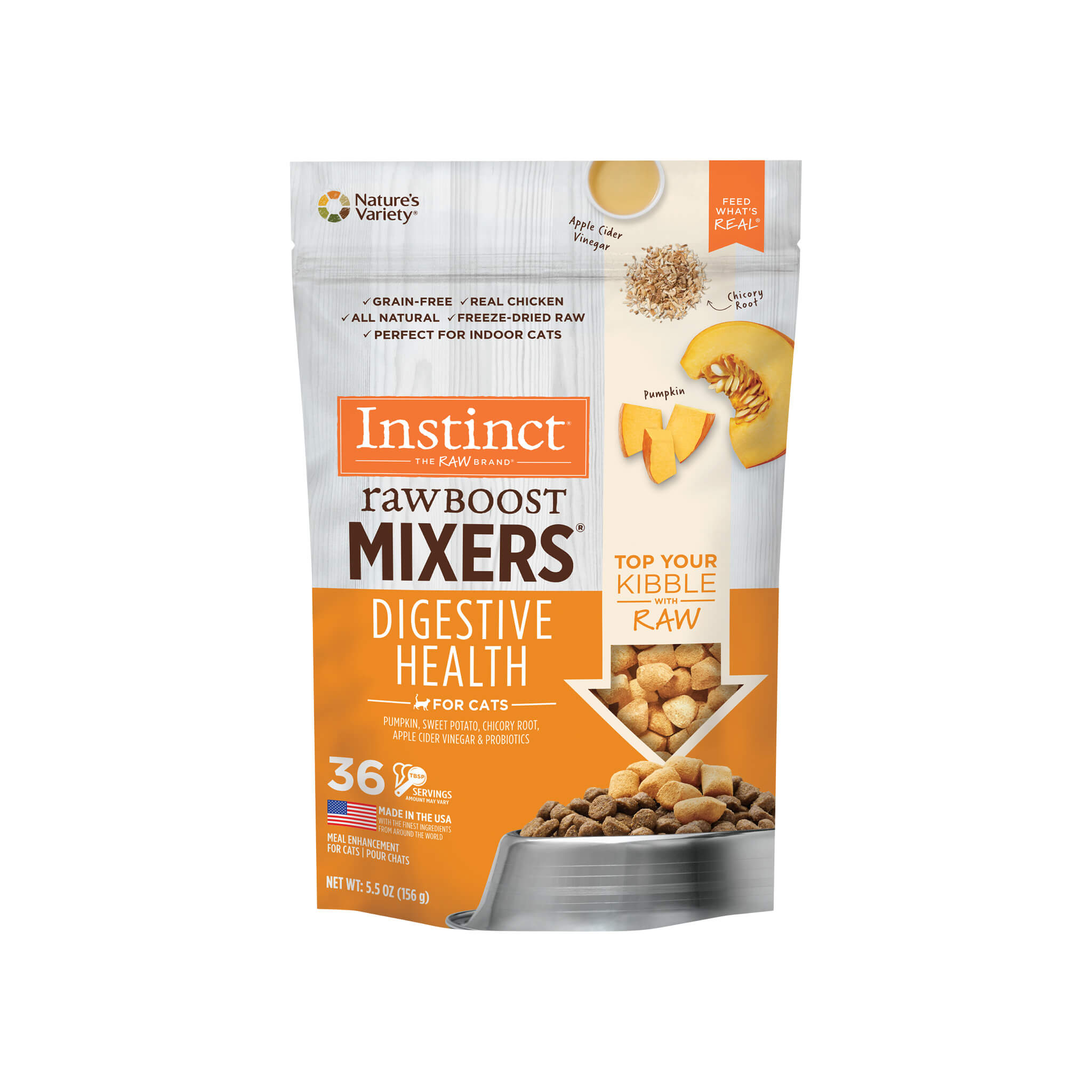 Instinct Raw Boost Mixers Digestive Health Topper for Cats