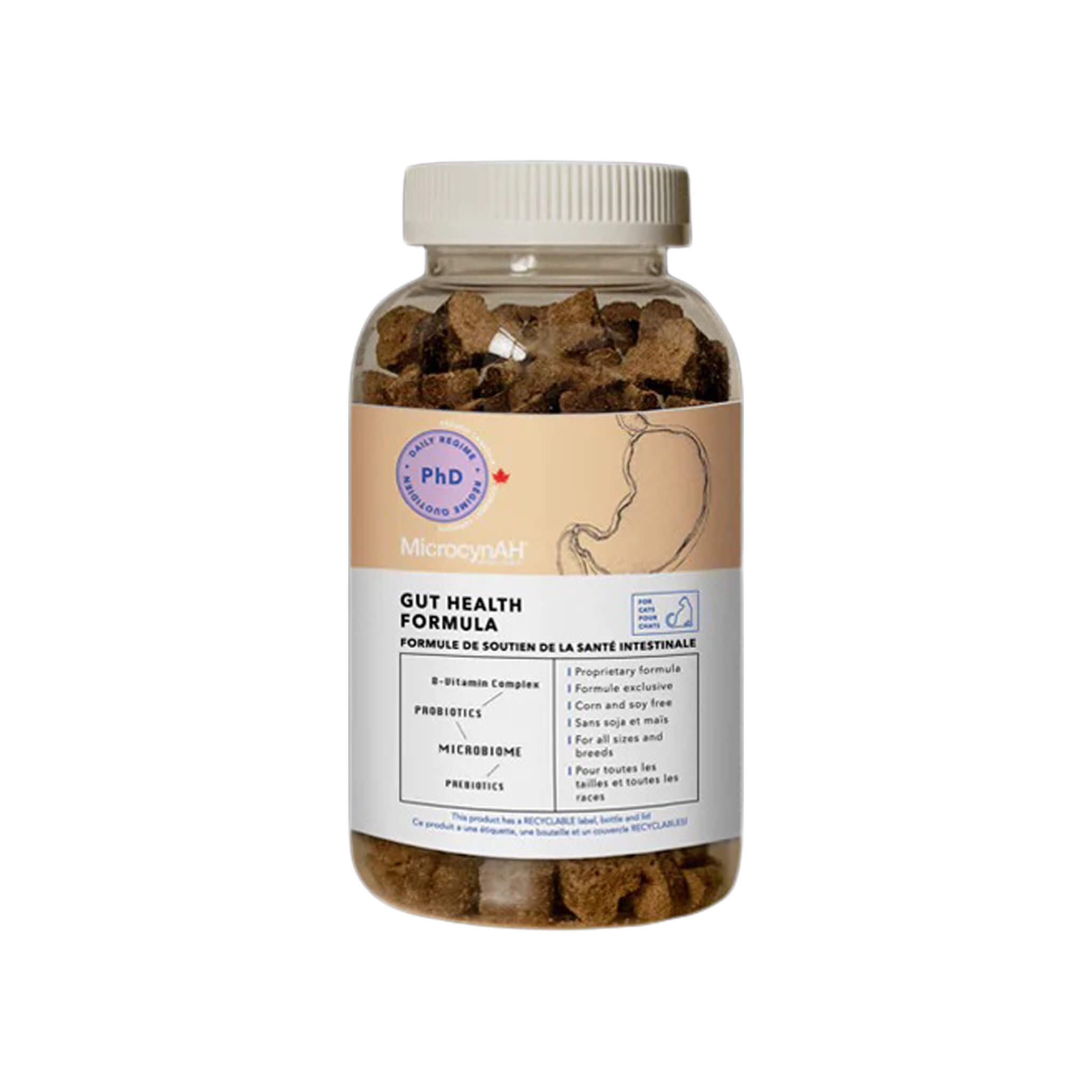 MicrocynAH PHD Gut Health Chews for Cats