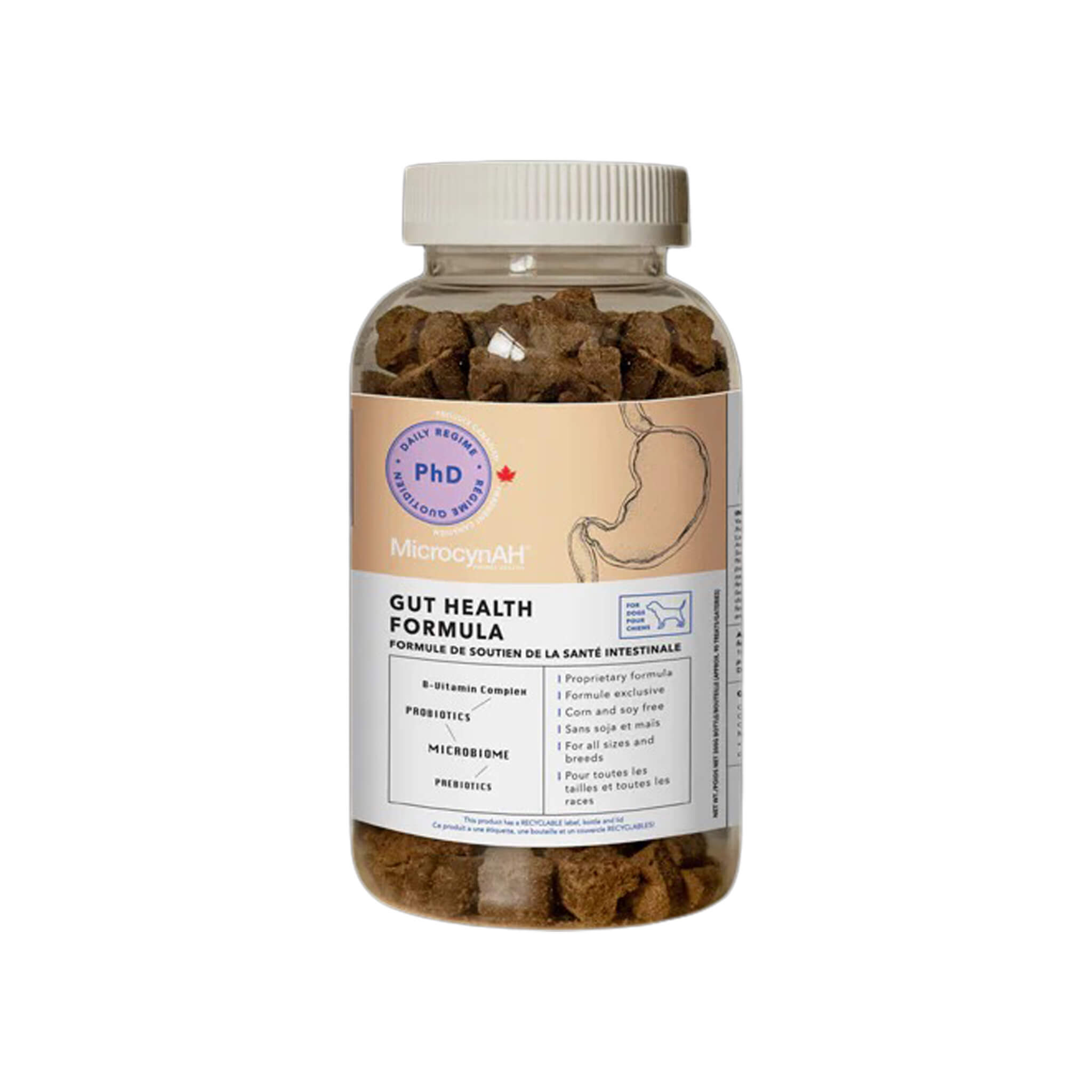 MicrocynAH PHD Gut Health Chews for Dogs
