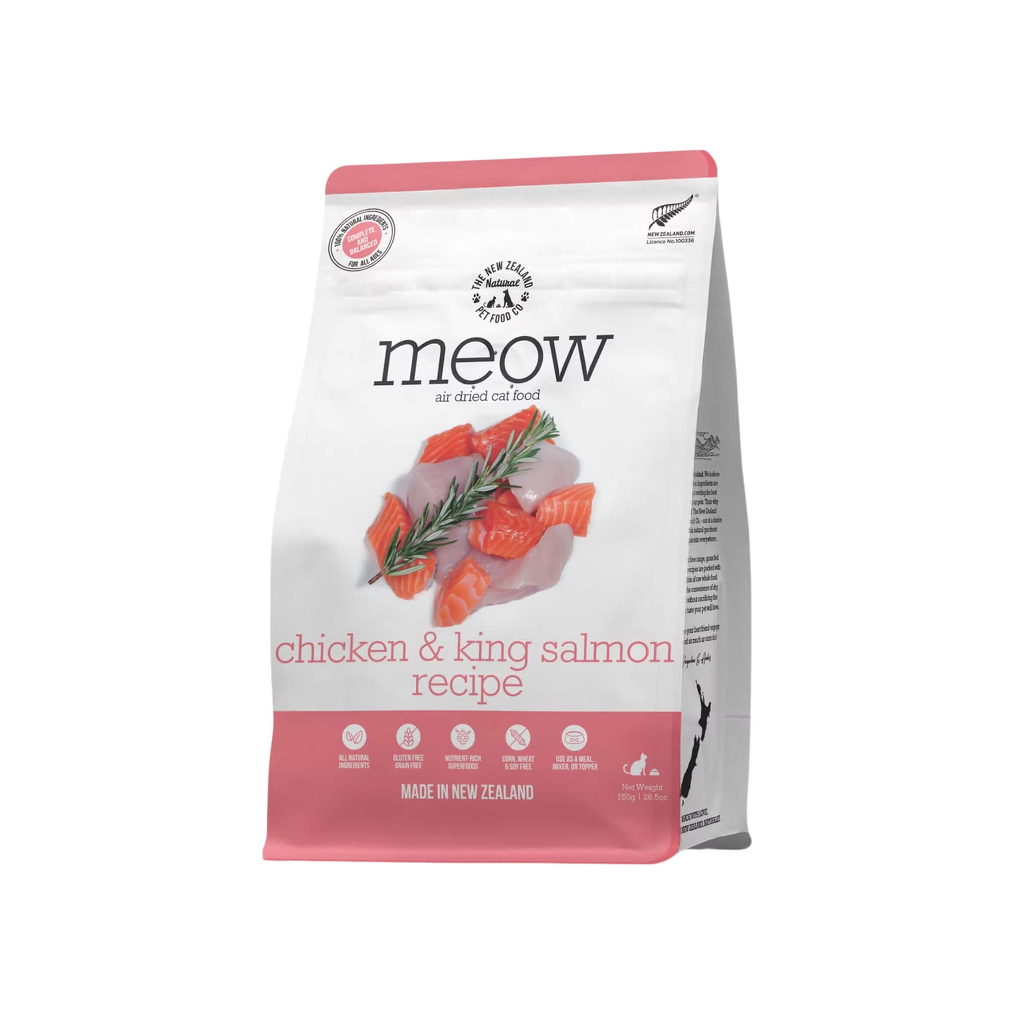 The New Zealand Natural Pet Food Co. MEOW Air Dried Cat Food