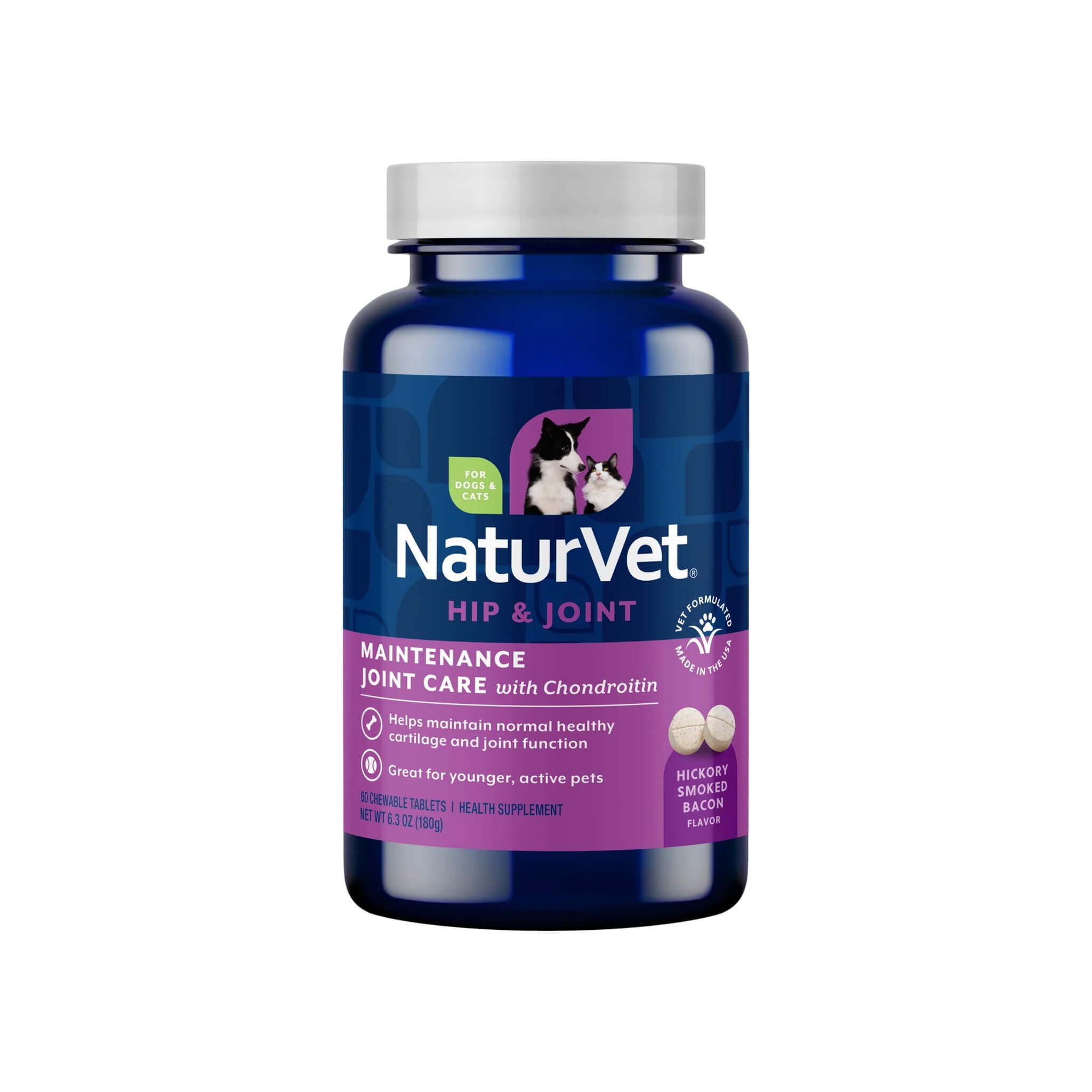 NaturVet Glucosamine DS Maintenance Joint Care Supplement for Dogs & Cats