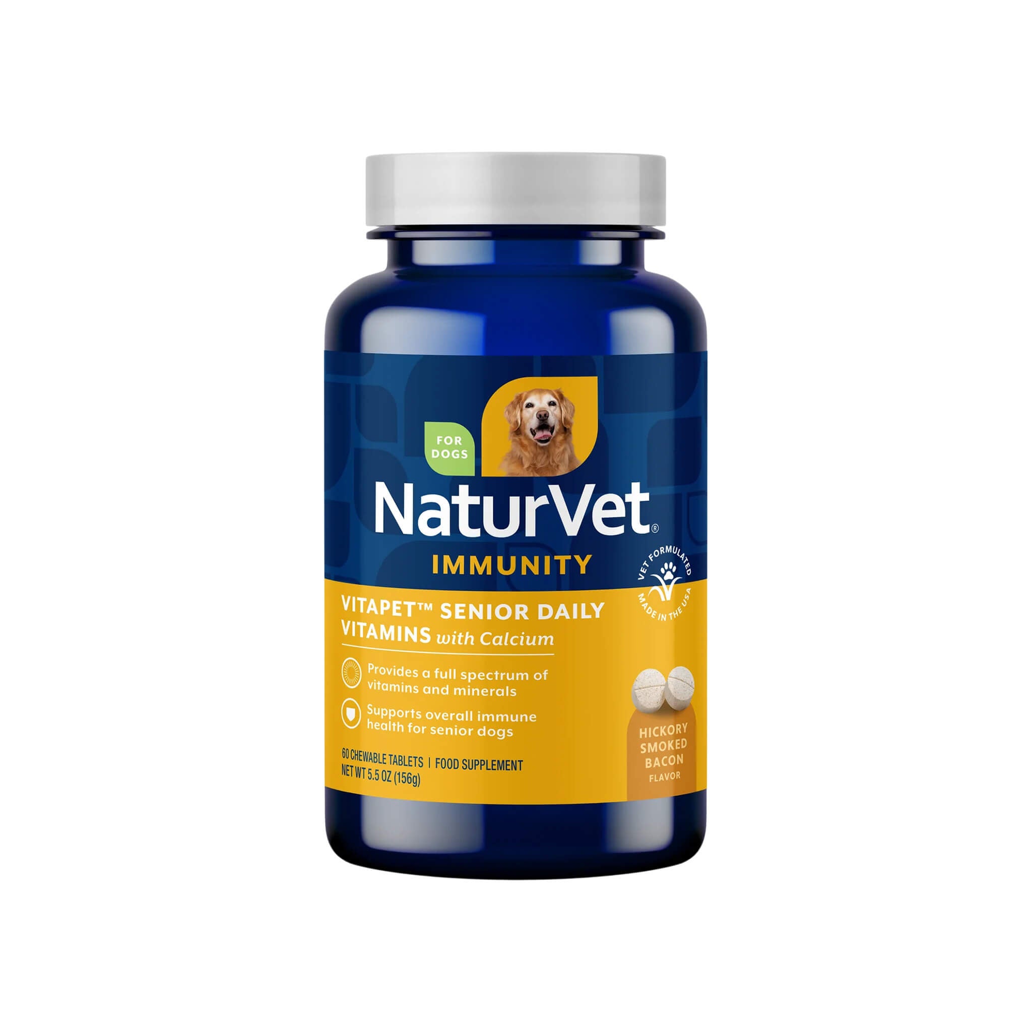 NaturVet VitaPet Senior Dog Daily Vitamin Plus Glucosamine