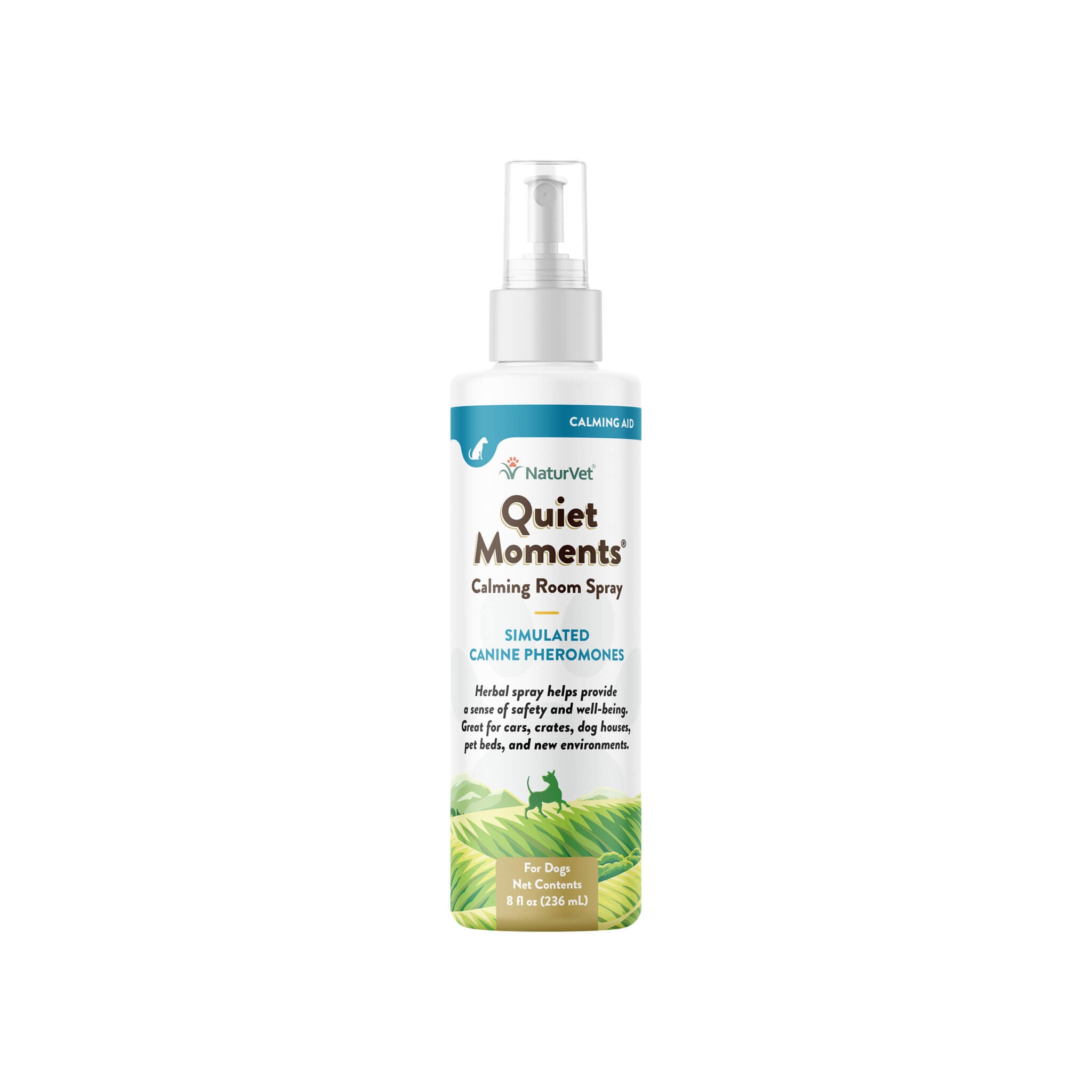 NaturVet Quiet Moments Herbal Calming Room Spray for Dogs