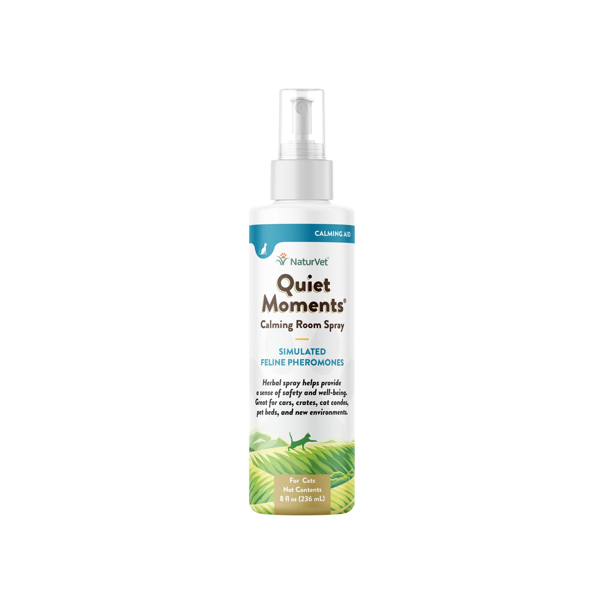 NaturVet Quiet Moments Herbal Calming Room Spray for Cats