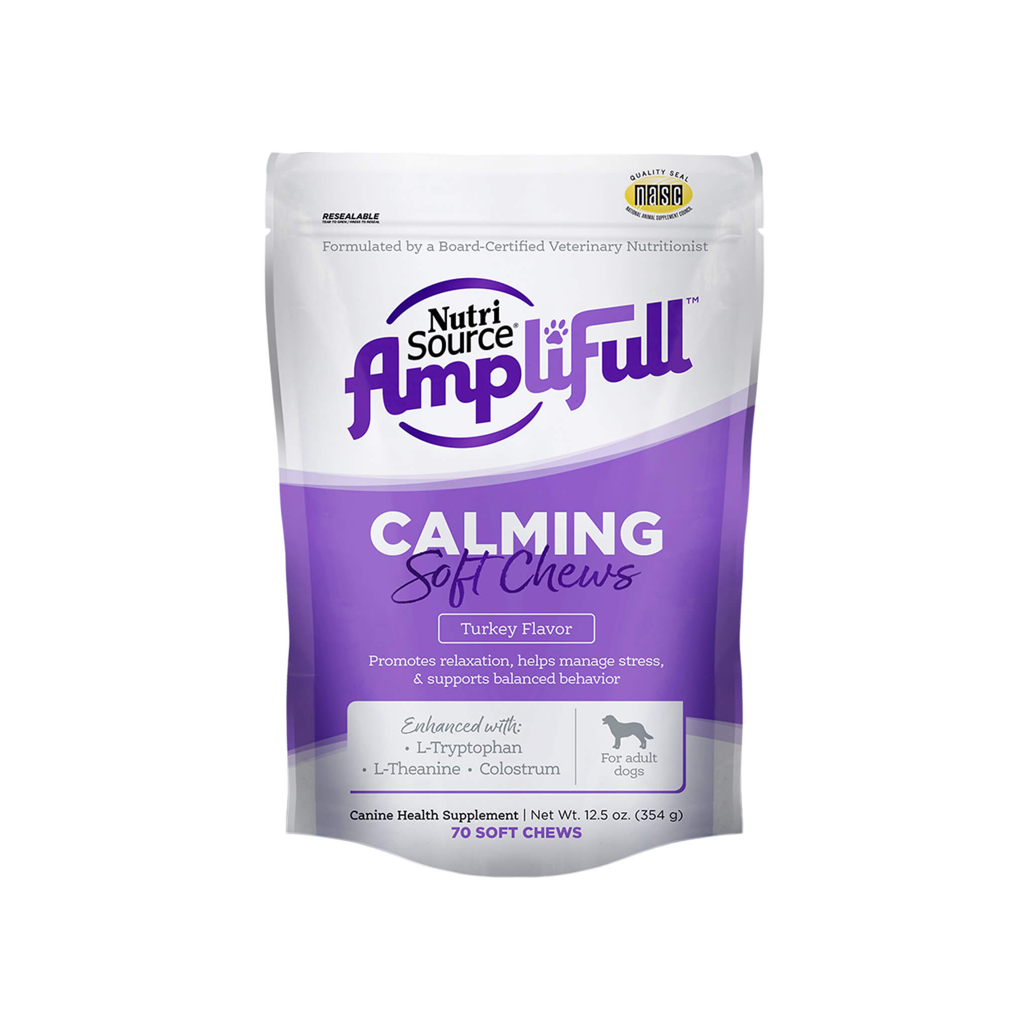 NutriSource Amplifull Calming Soft Chews for Dogs