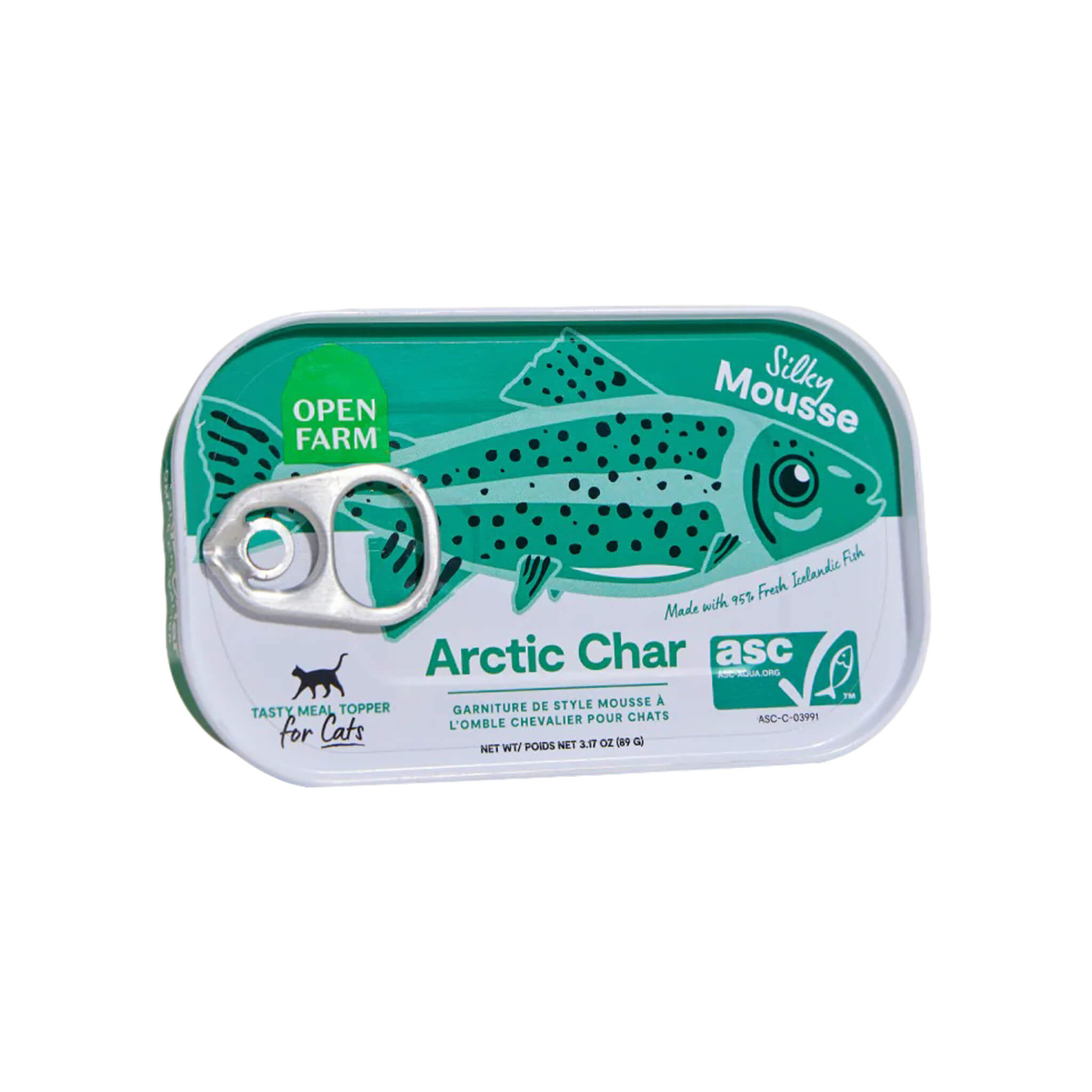 Open Farm Icelandic Fish Wet Topper for Cats 3.17 oz (Case of 17)