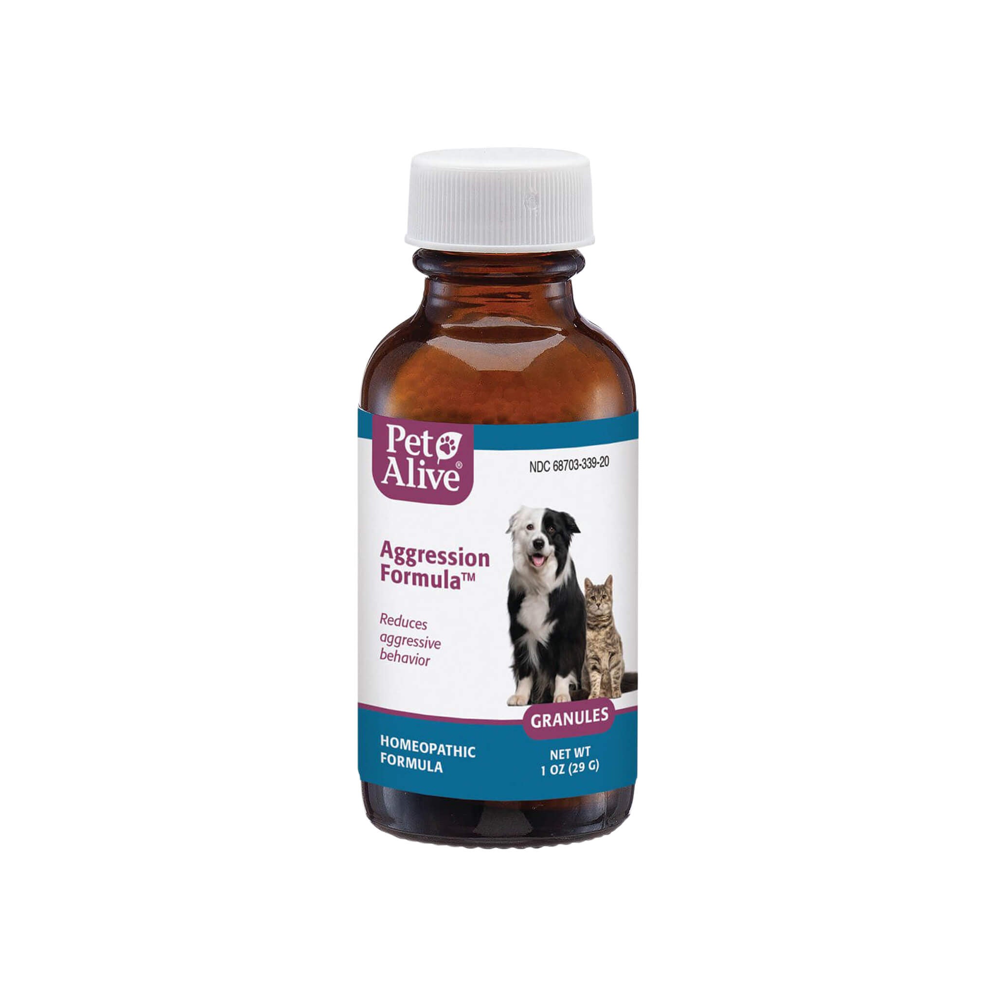 PetAlive Aggression Formula Homeopathic Remedy for Dogs & Cats