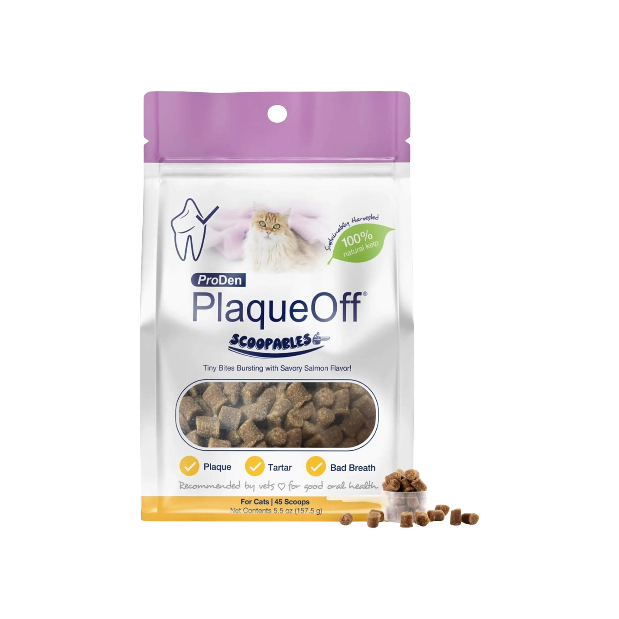 ProDen PlaqueOff Scoopables Dental Treats for Cats