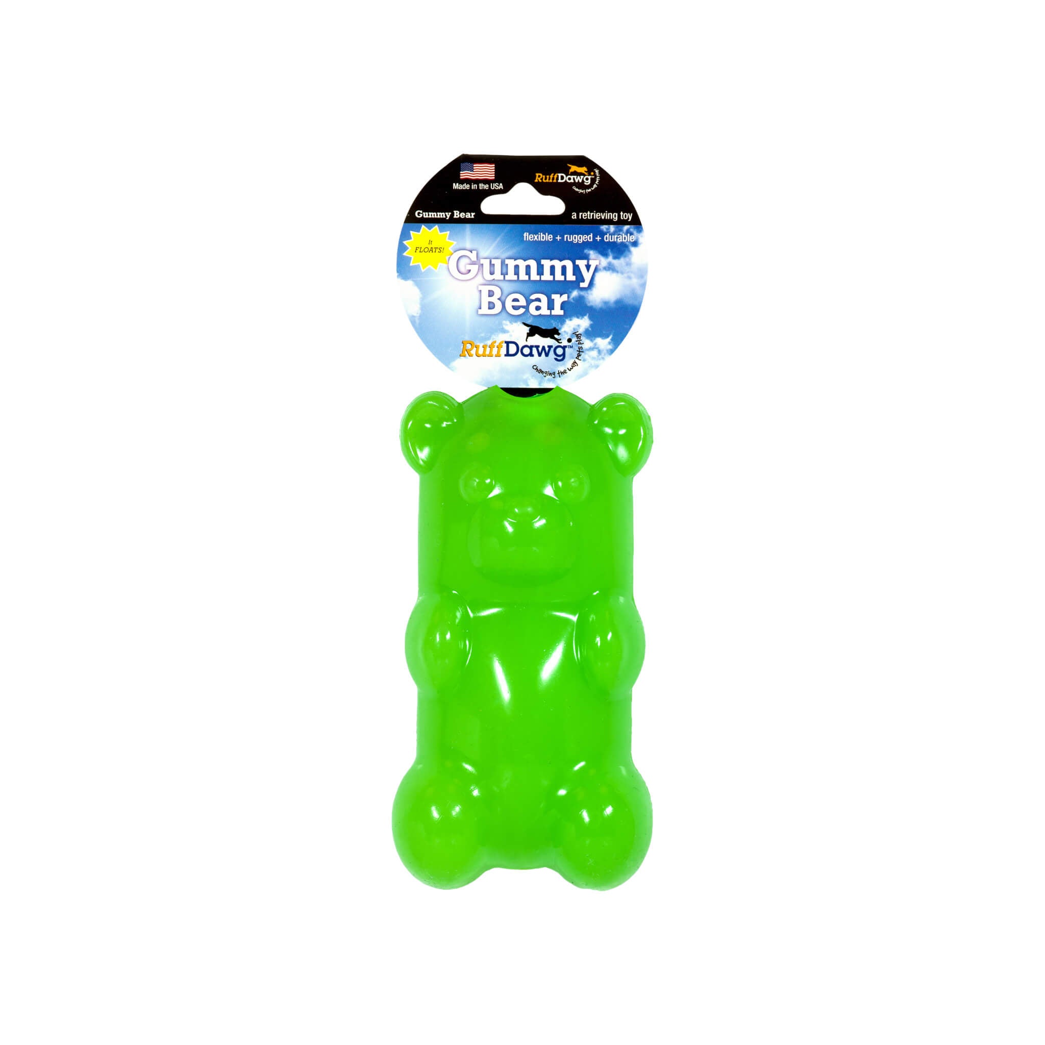 Ruff Dawg Treat-Fillable Rubber Dog Toy