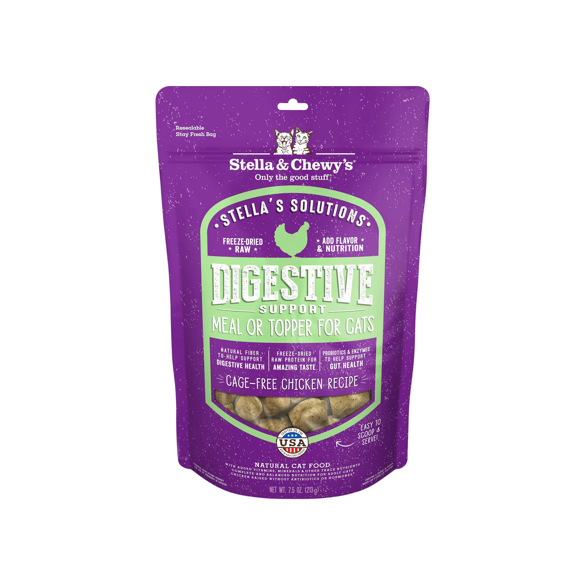 Stella & Chewy's Stella's Solutions Digestive Support Freeze Dried Cat Food
