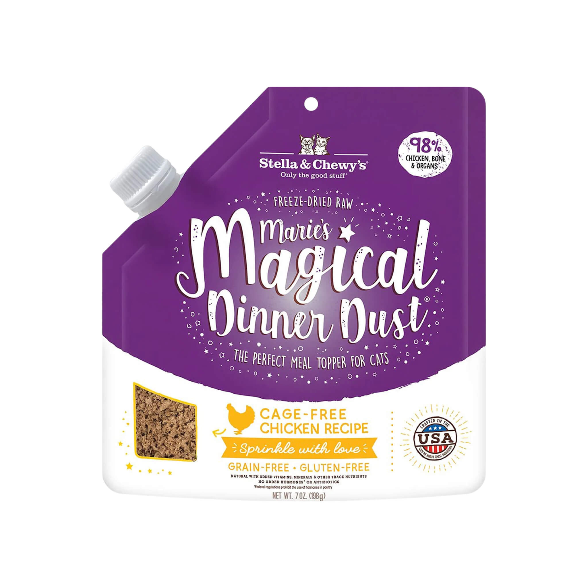 Stella & Chewy's Freeze Dried Marie's Magical Dinner Dust Cat Food Topper