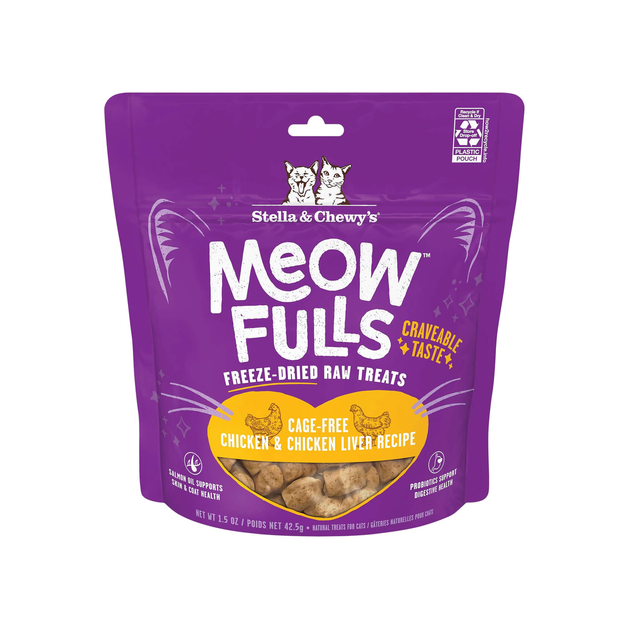 Stella & Chewy Meowfulls Freeze Dried Cat Treats