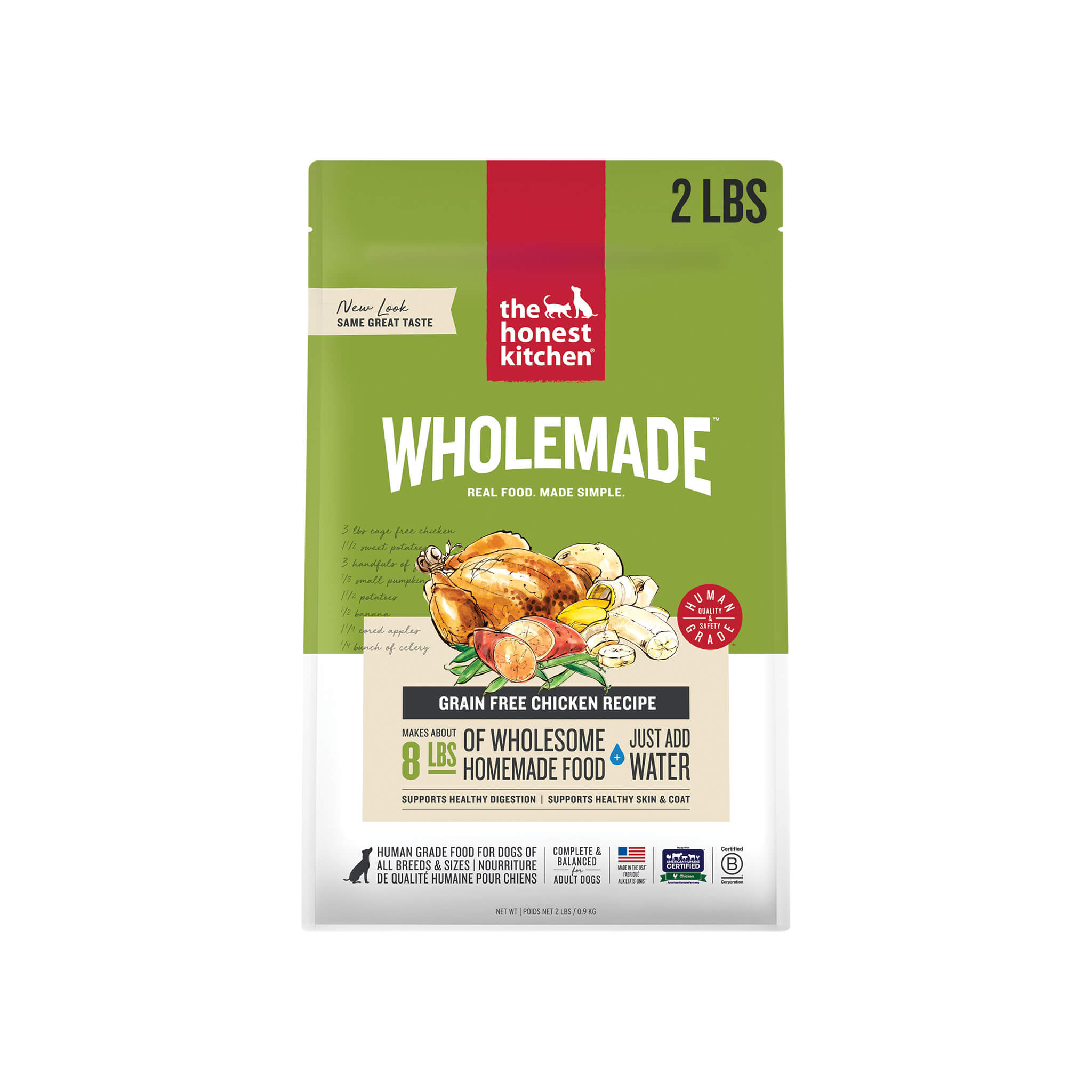 The Honest Kitchen Wholemade Grain Free Dehydrated Dog Food