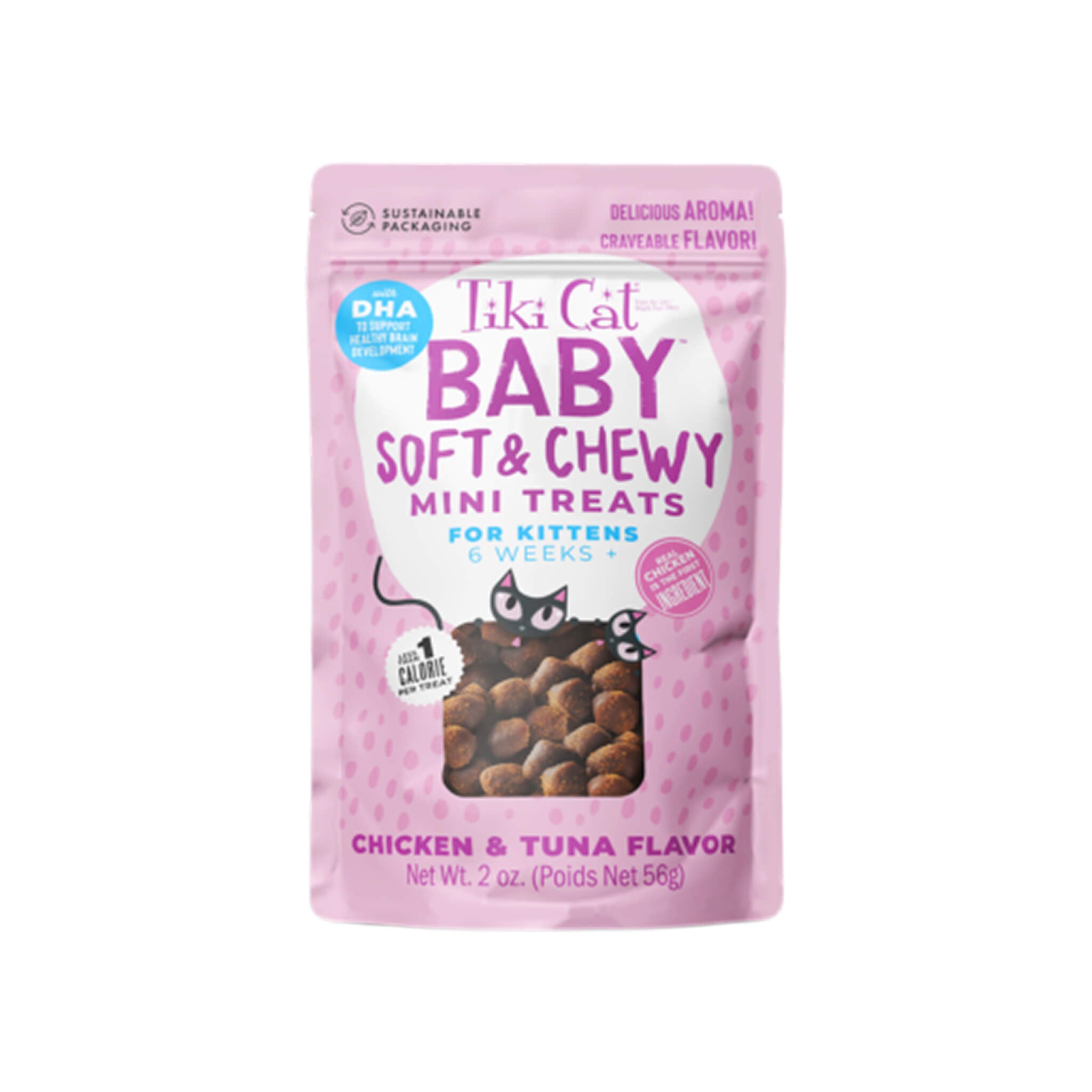 Tiki Cat Baby Soft & Chewy Mini Treats for Kittens