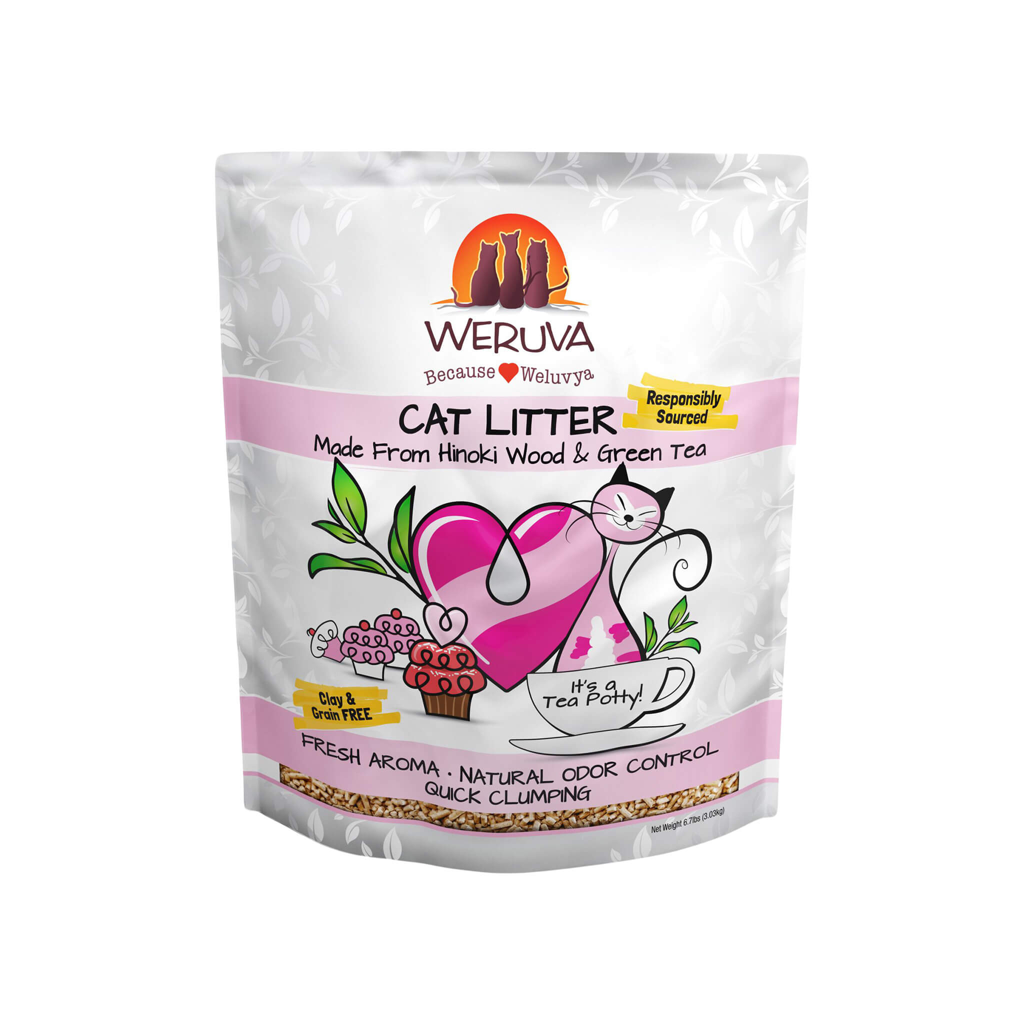 Weruva Tea Potty Cat Litter