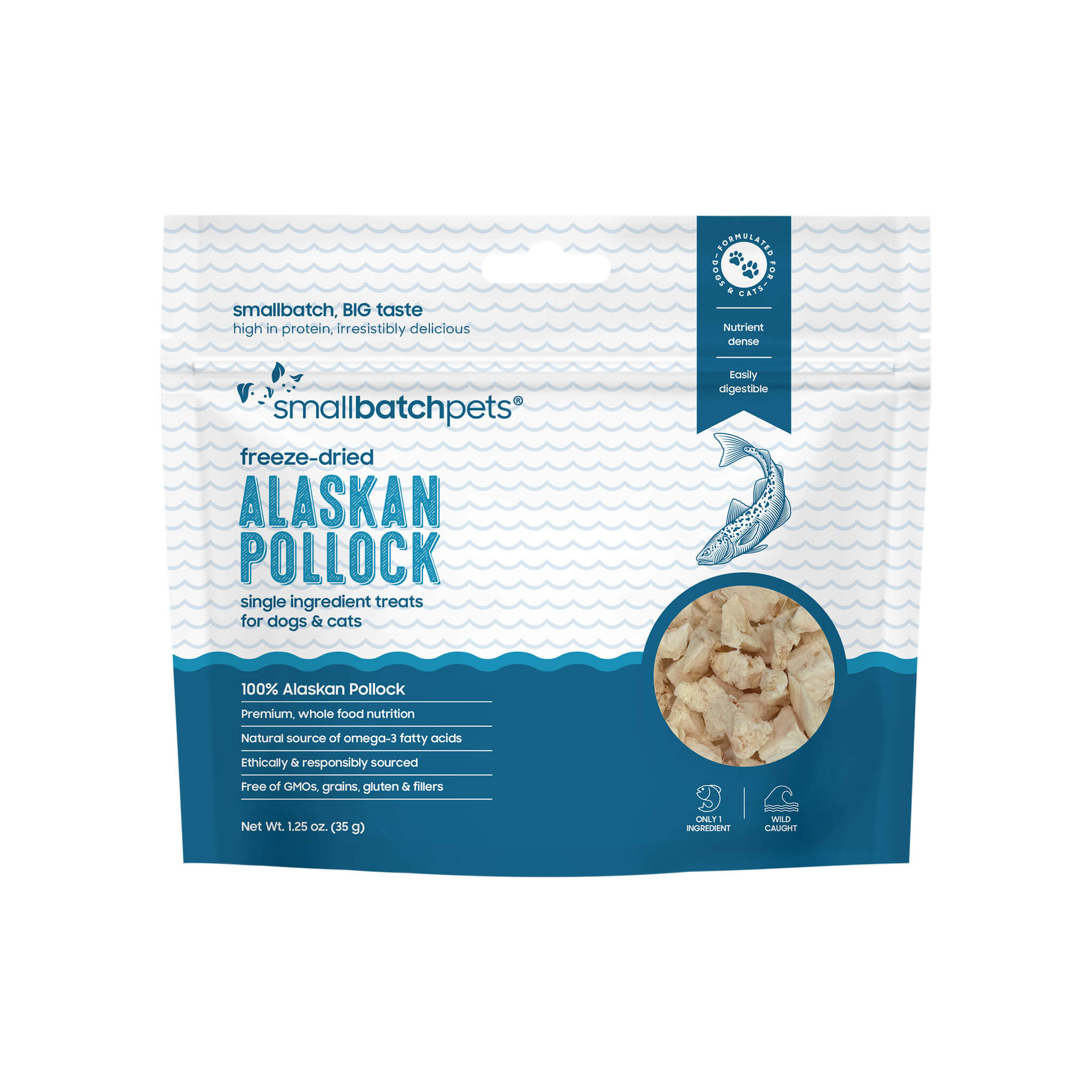 Smallbatch Freeze Dried Fish Treats for Dogs & Cats