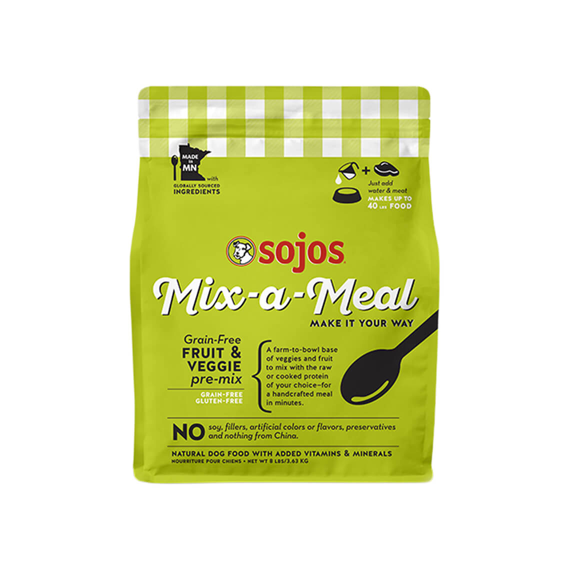 Sojos Grain Free Dog Food Mix