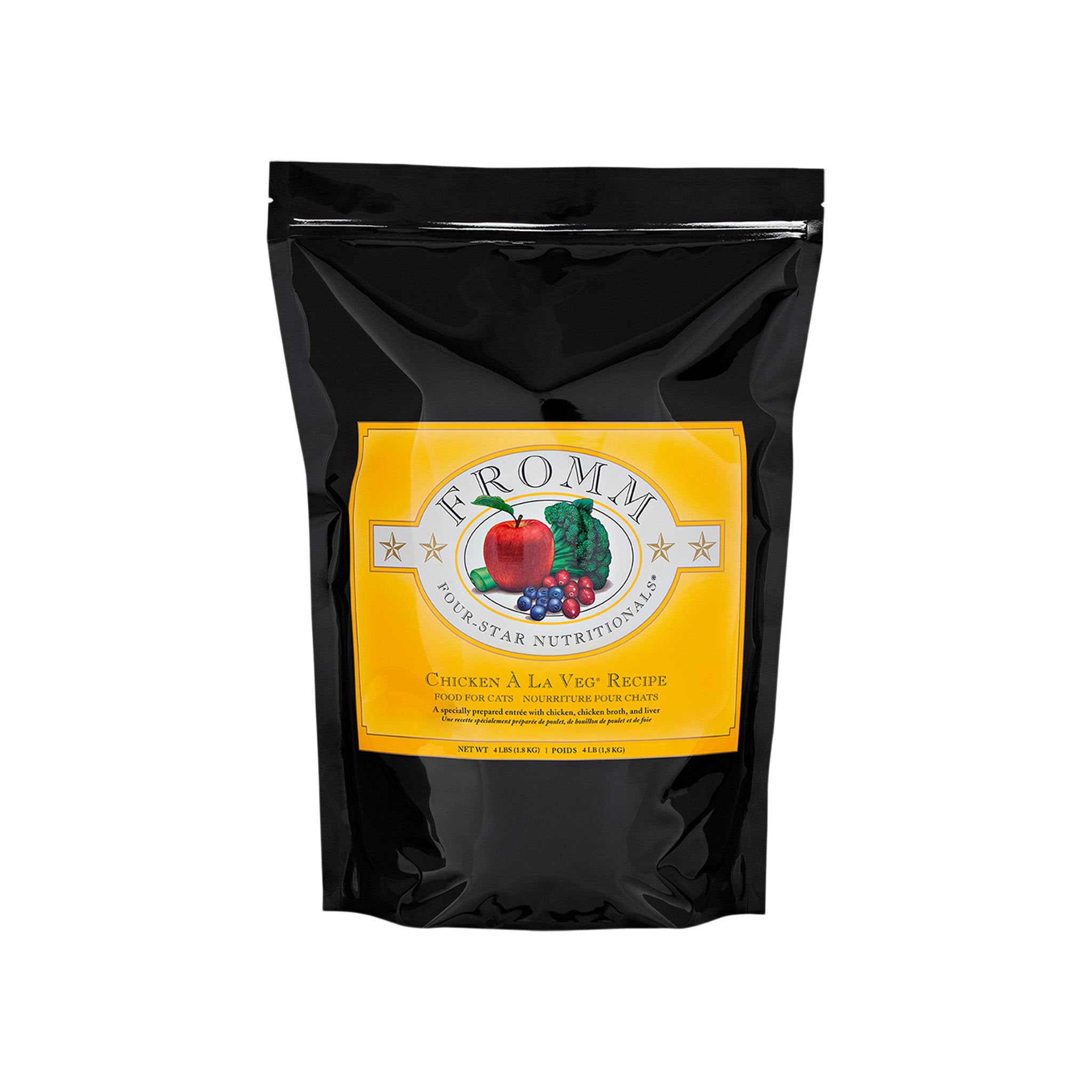 Fromm Four Star Chicken A La Veg Grain Inclusive Recipe Dry Cat Food